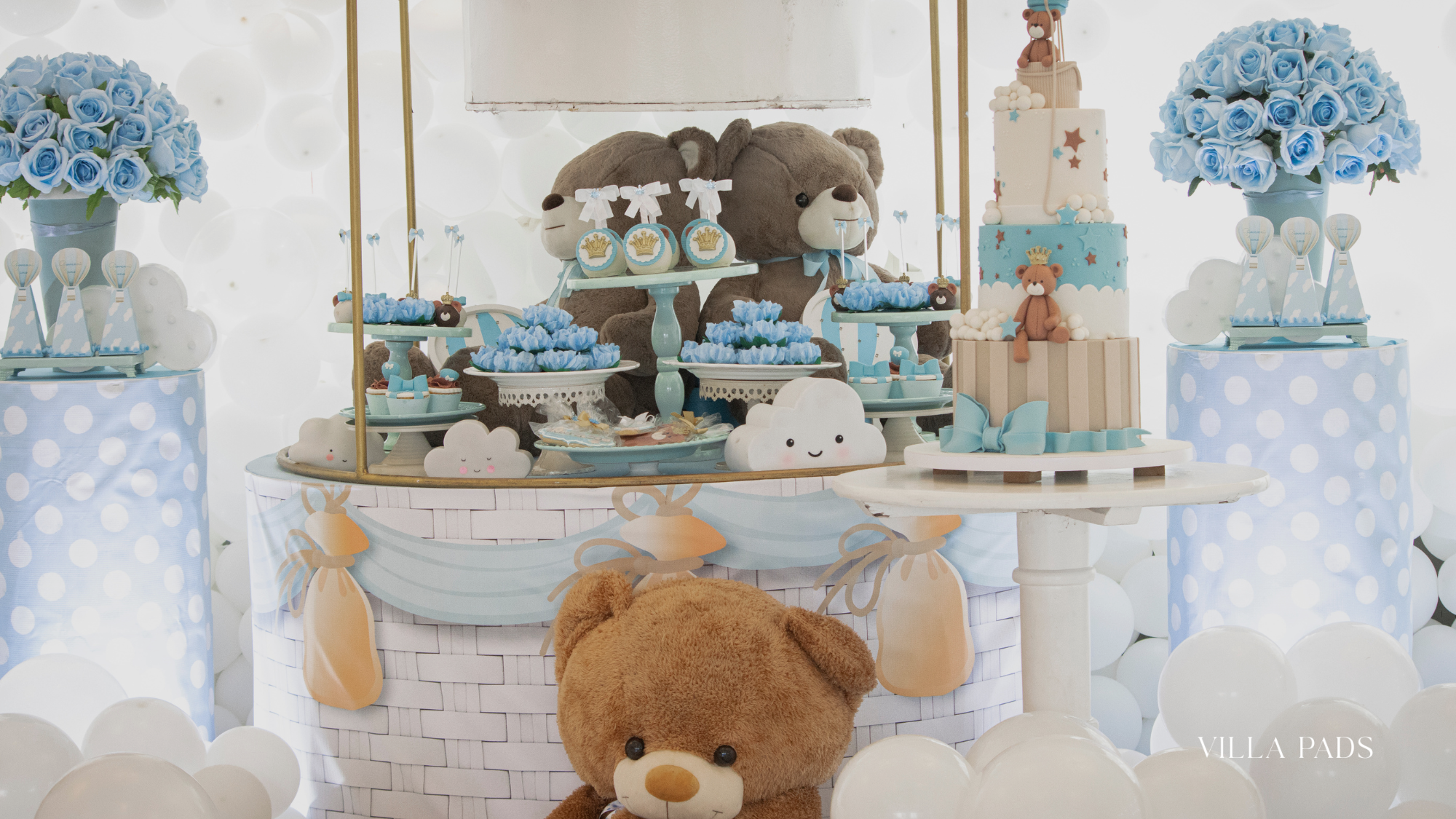 Elegant Baby Shower Decor Miami Villa