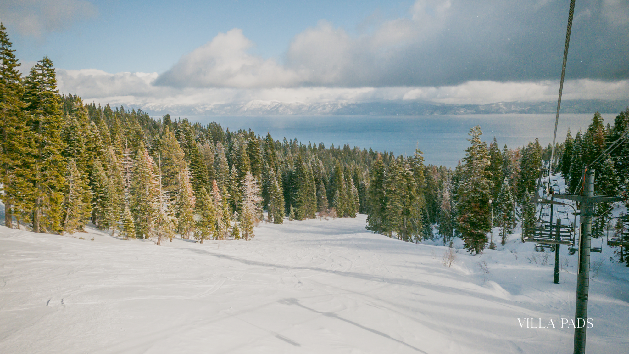 Lake Tahoe Heavenly Skiing March Views