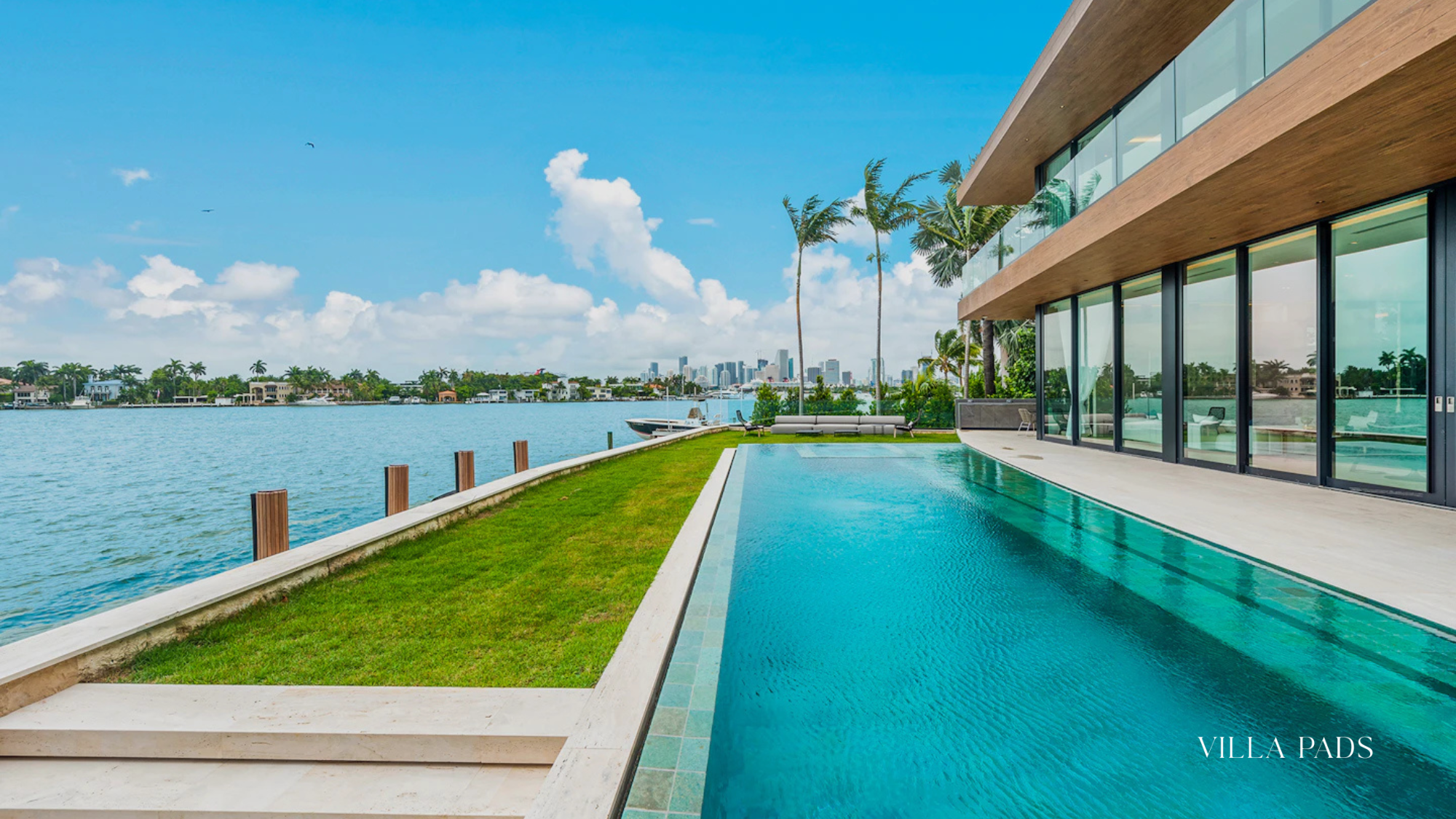 Villa Marino Miami Private Dock