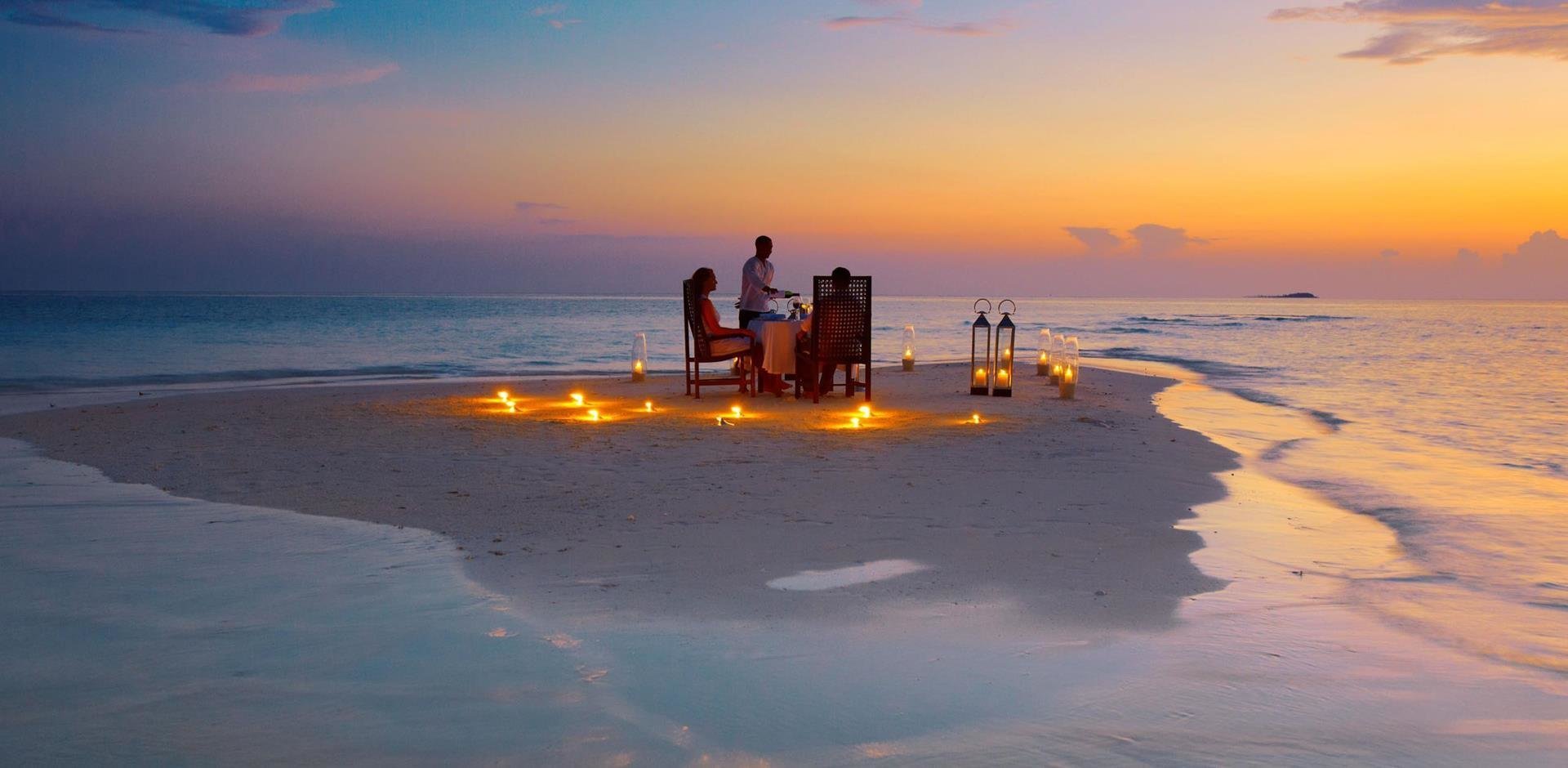 Maldives Private Sandbank Dinner