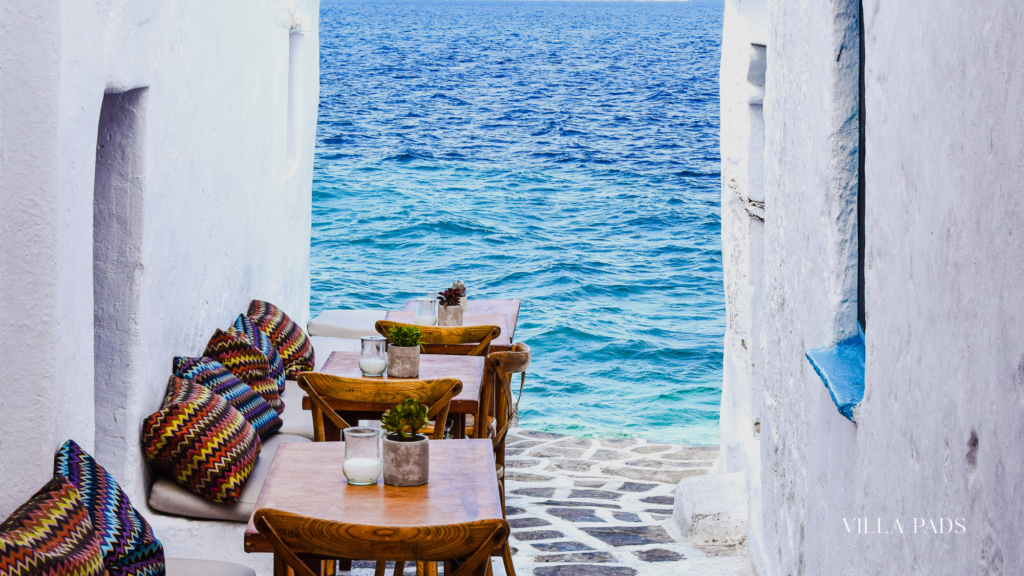 Mykonos Waiter Alley Seafood Plates