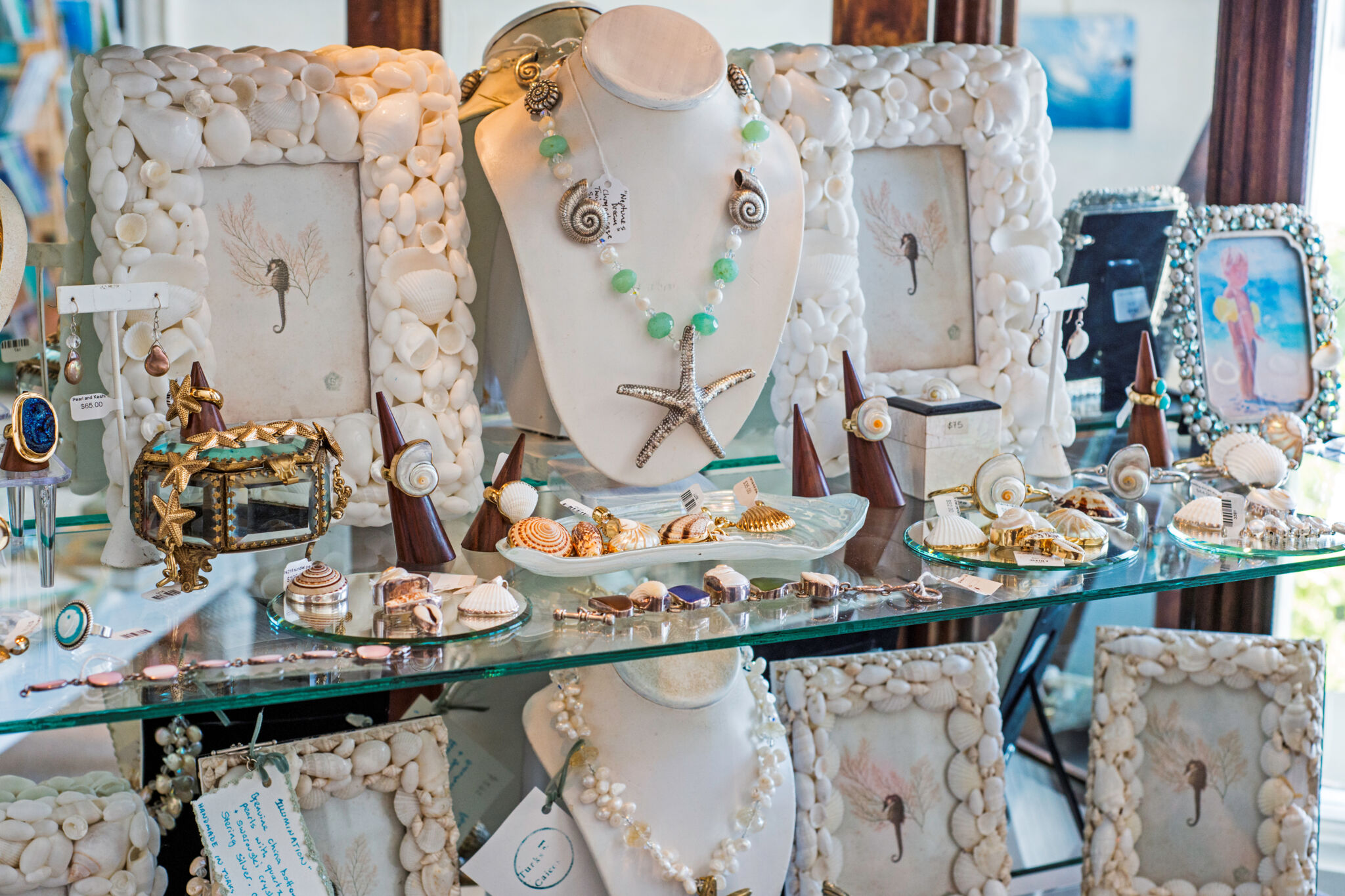 Turks Caicos Conch Shell Jewelry Souvenirs