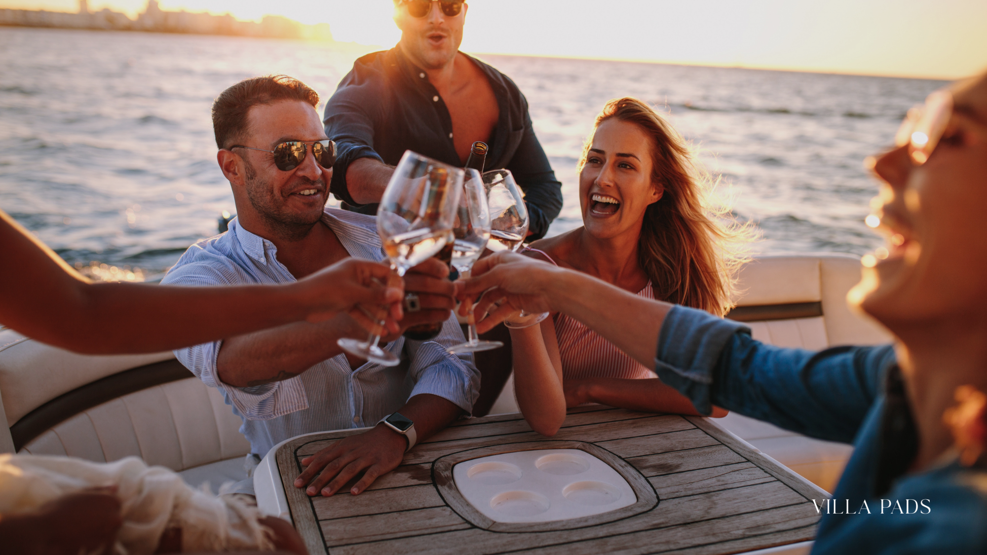 Miami Yacht Sunset Party