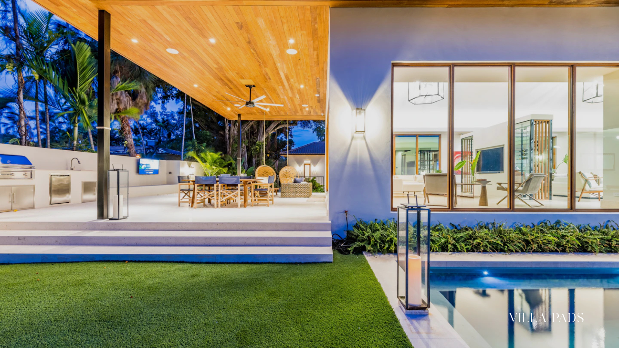 Outdoor Kitchen Luxury Villa