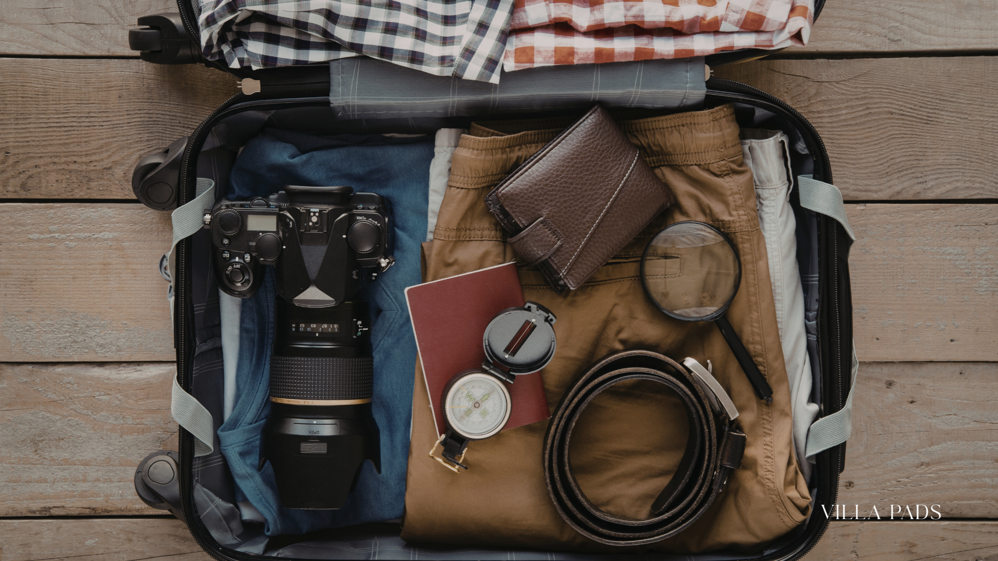 Lake Tahoe Packing Essentials Flat Lay