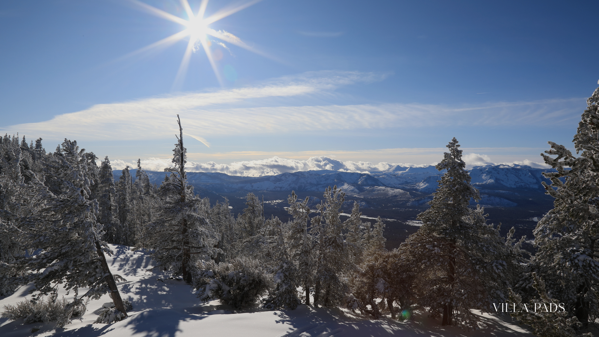 Lake Tahoe Ski Resort Fresh Powder
