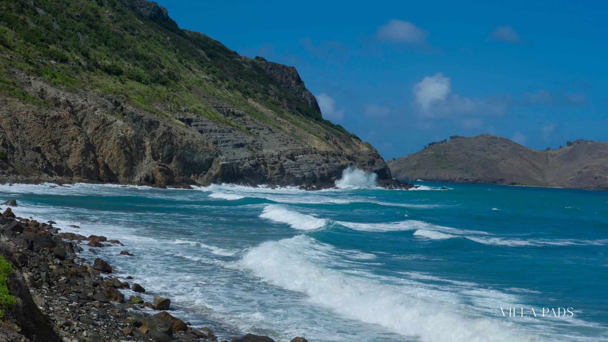 Calm Water Versus Surf St Barts