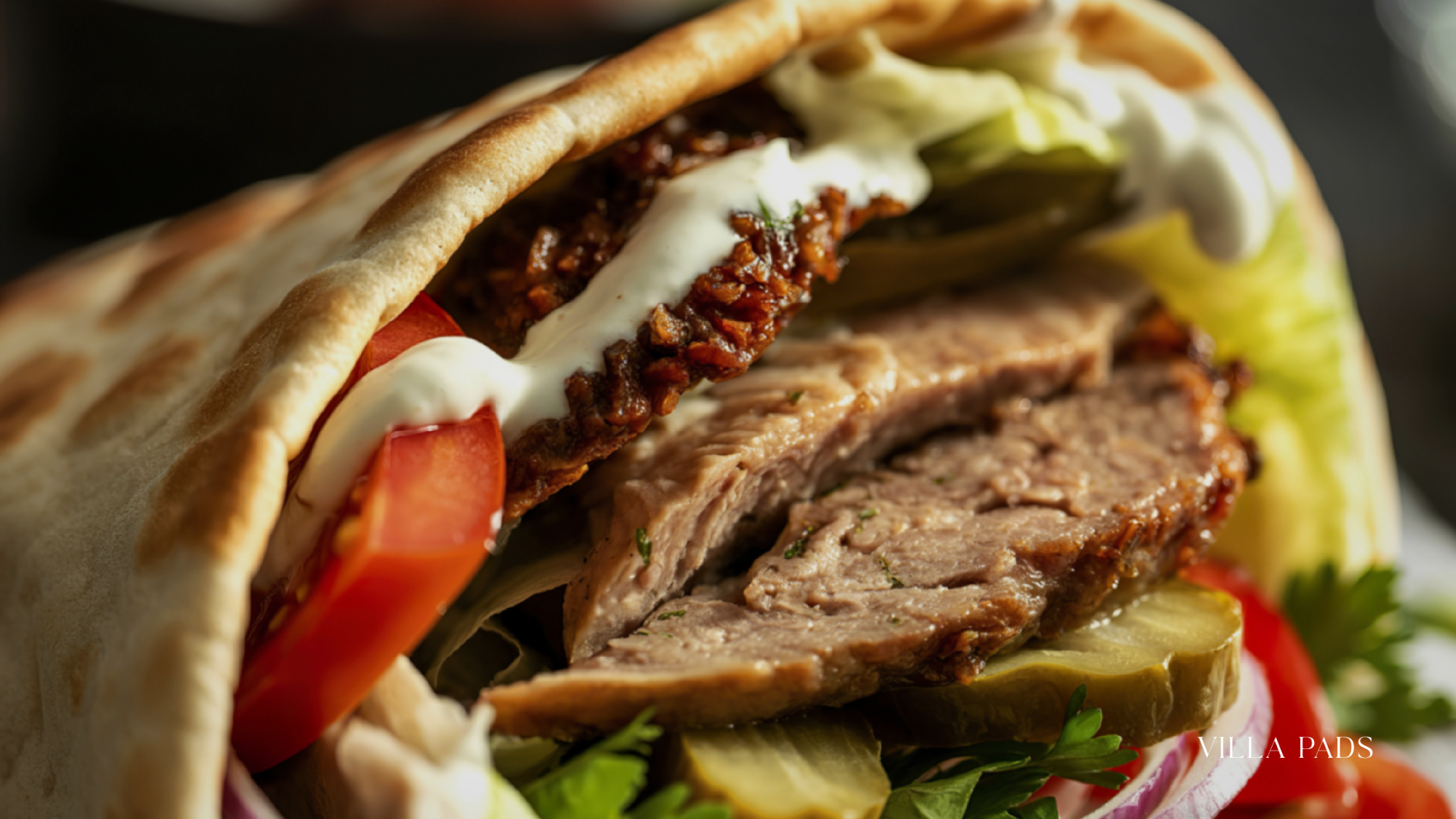 Mykonos Gyro Street Food Close Up