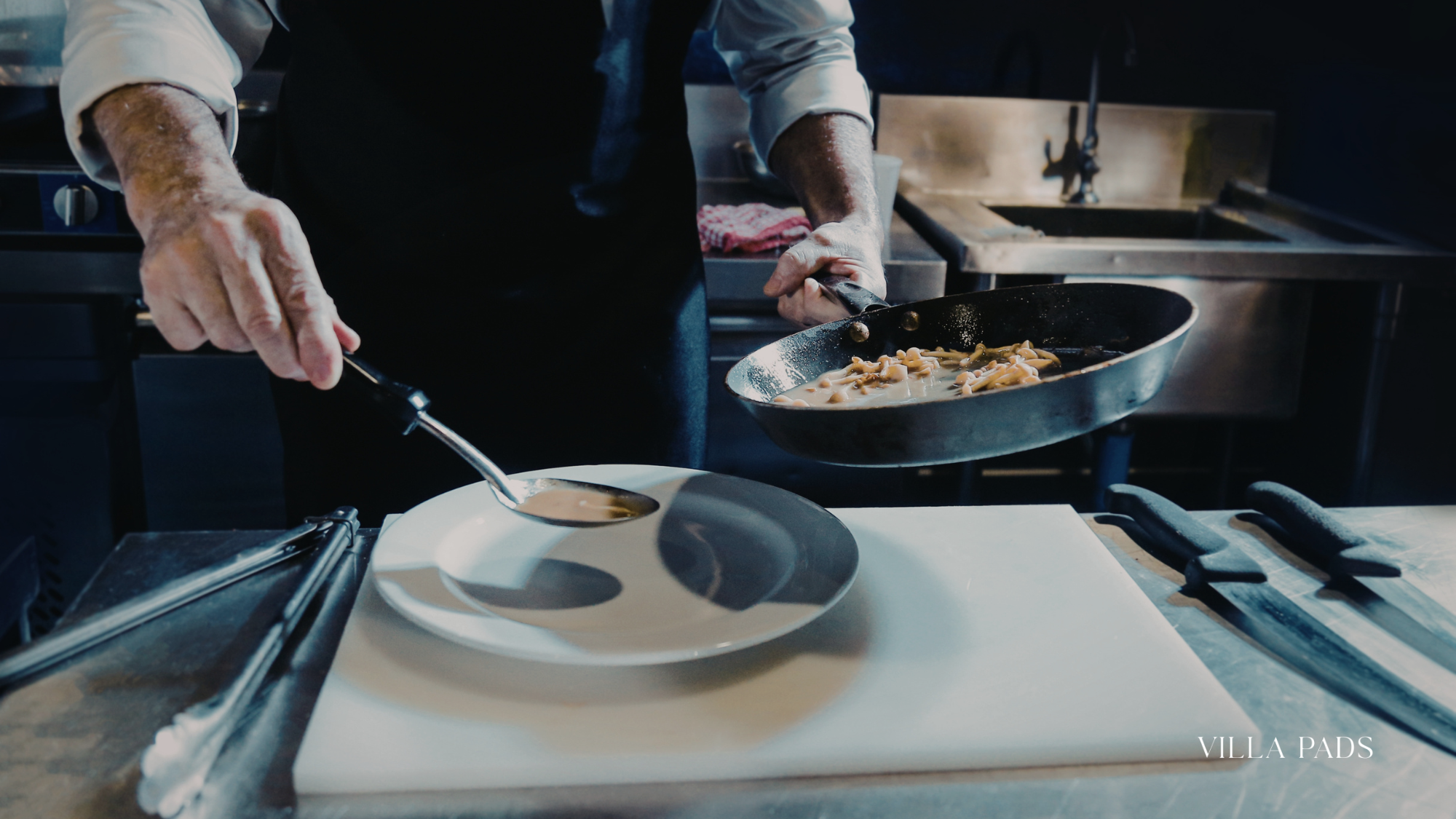 La Restaurants Private Chef Villa Kitchen