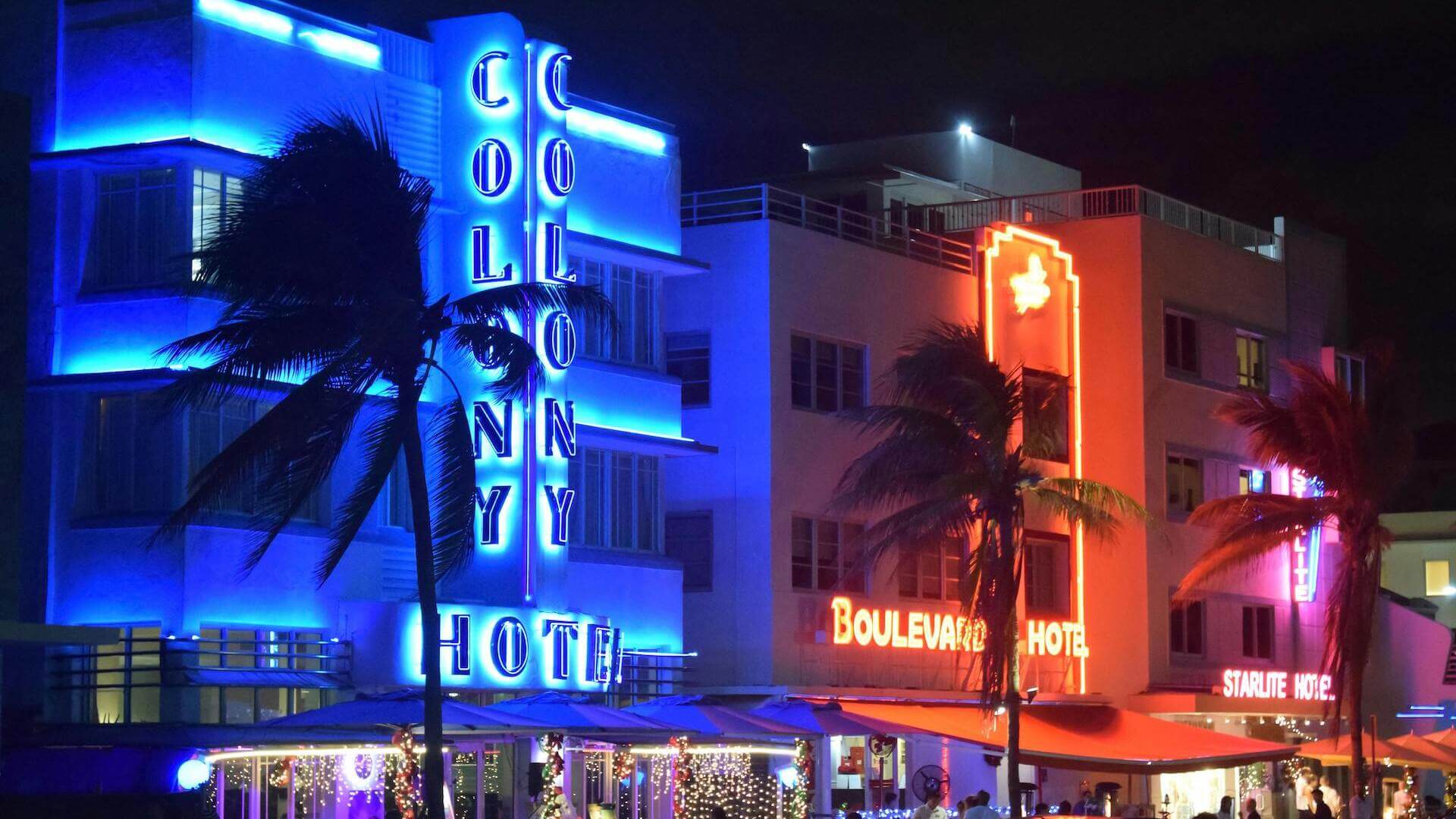 Art Deco Building Details Miami Beach