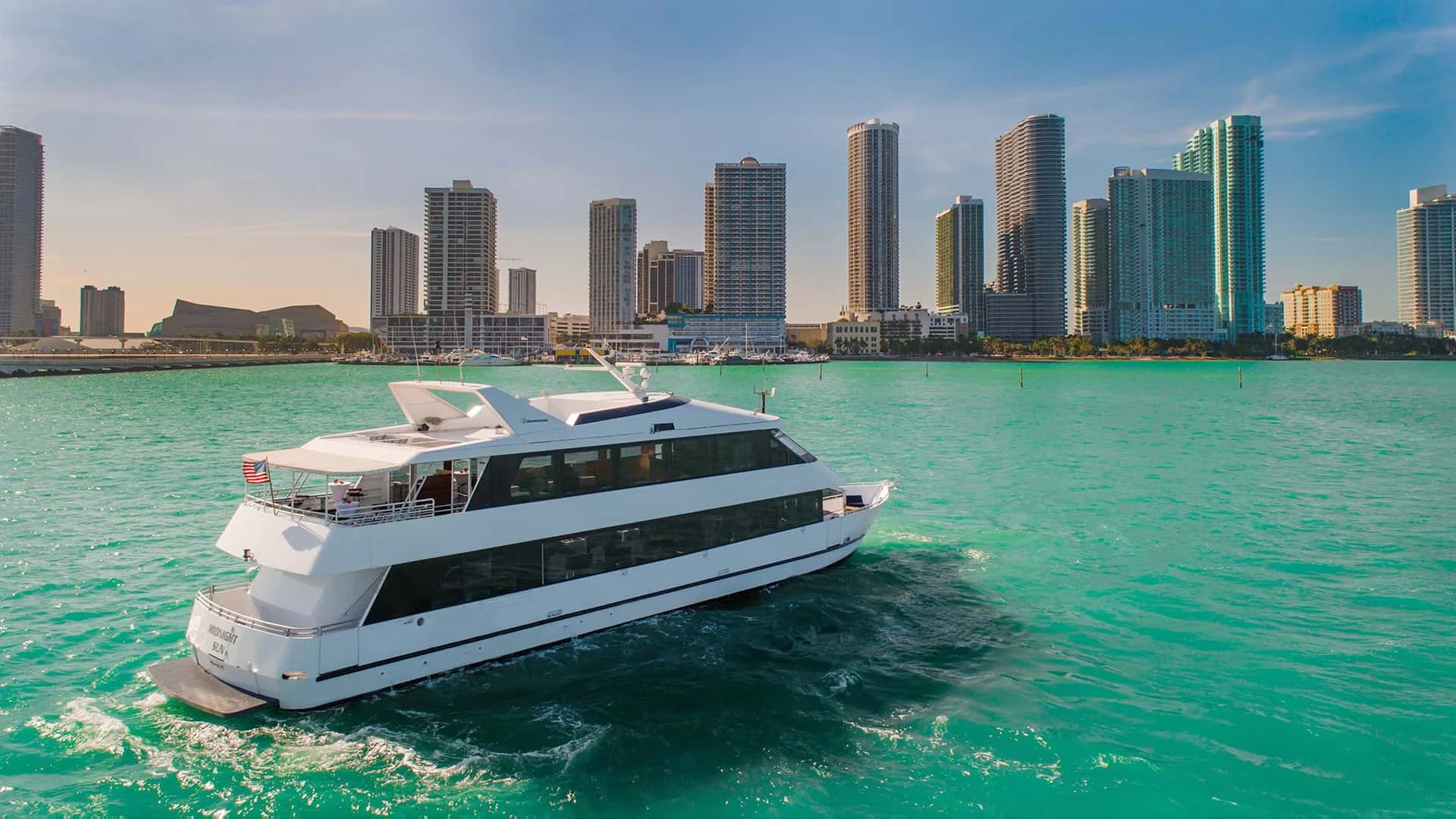 Miami Yacht Charter Sunset