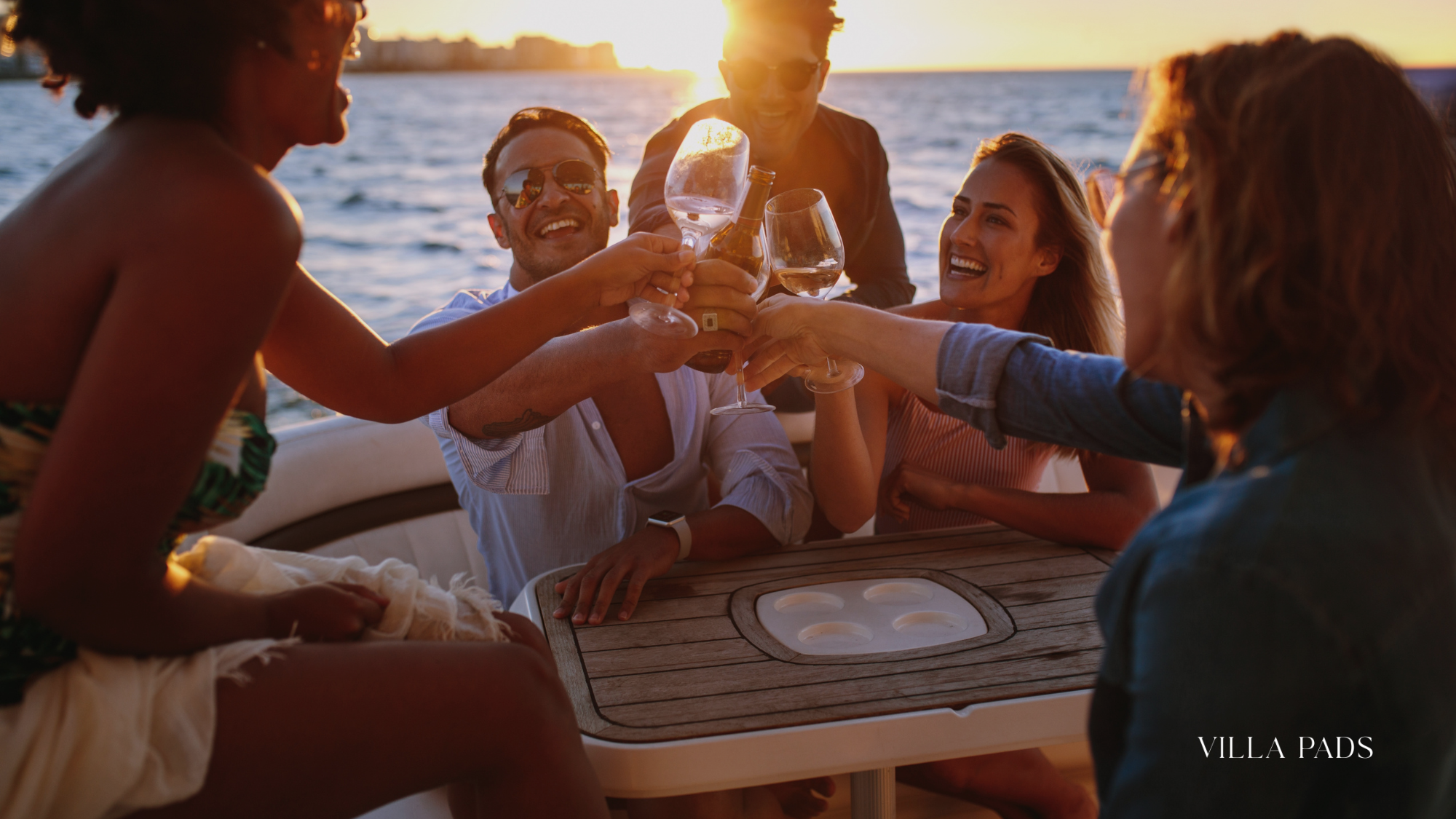 Spring Break Villa Sunset Cocktails