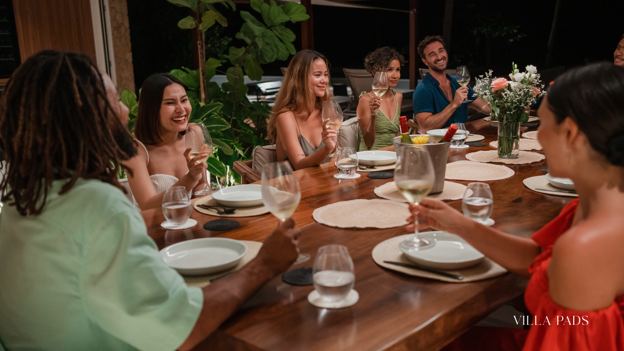 Miami Villa Dinner Photographer