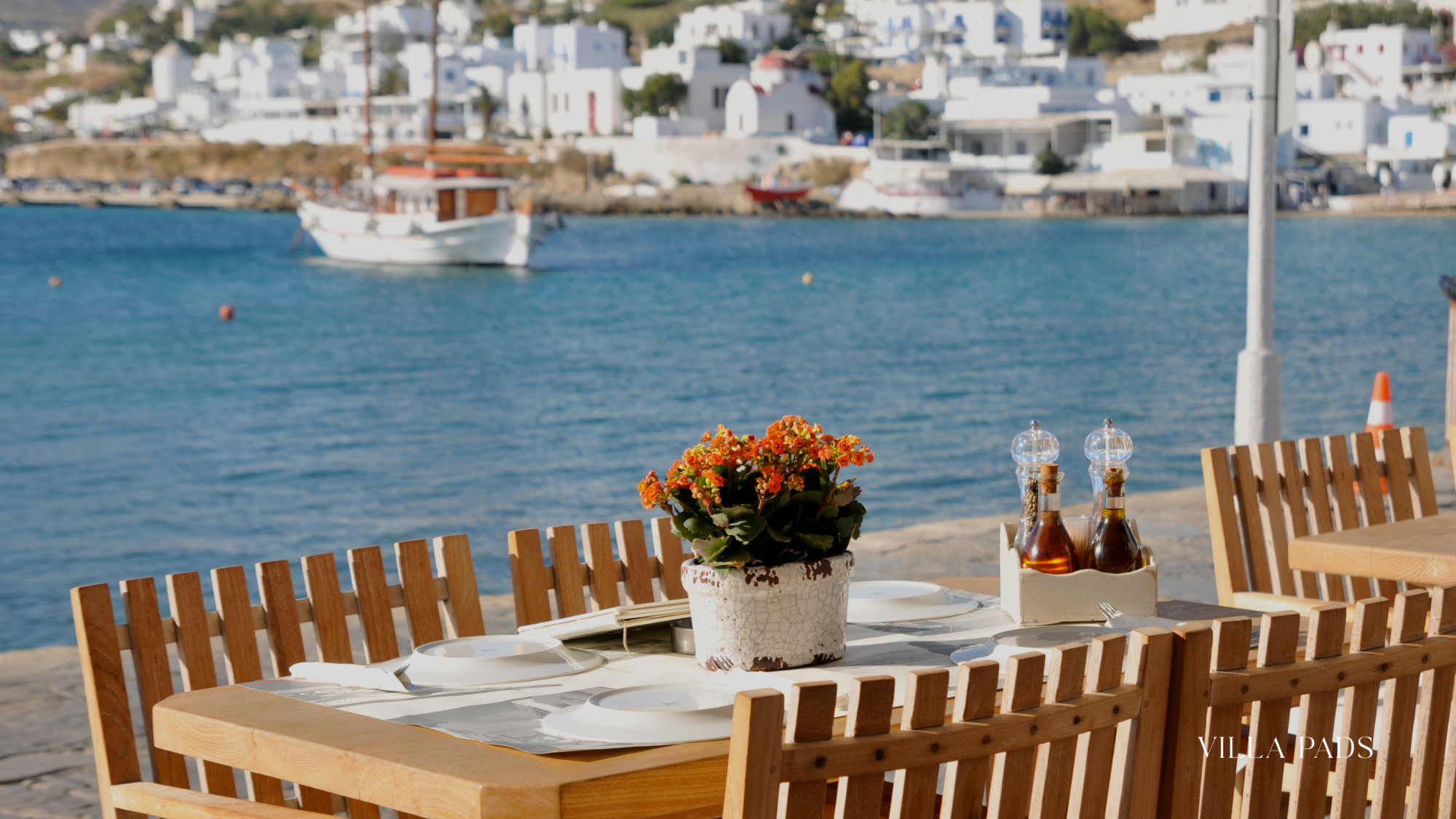Tables Inside Better Known Restaurants Mykonos