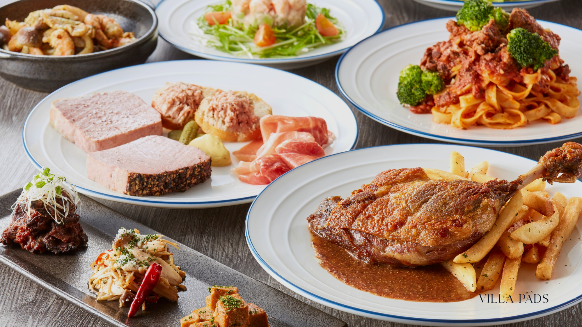 Villa Vs Hotel Terrace Dinner Sunset