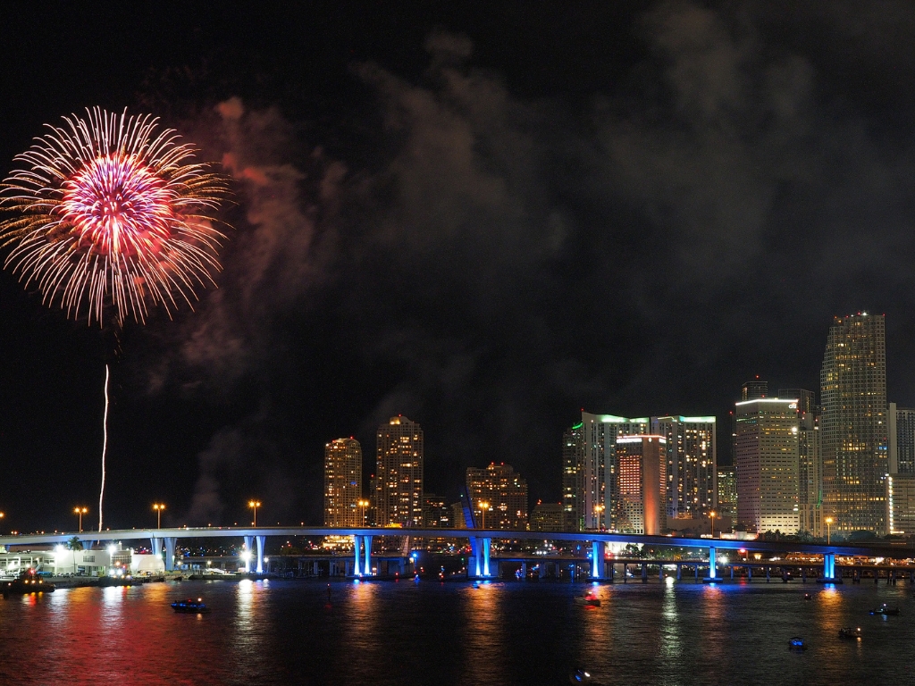 Bayfront Park July4 Miami Fireworks