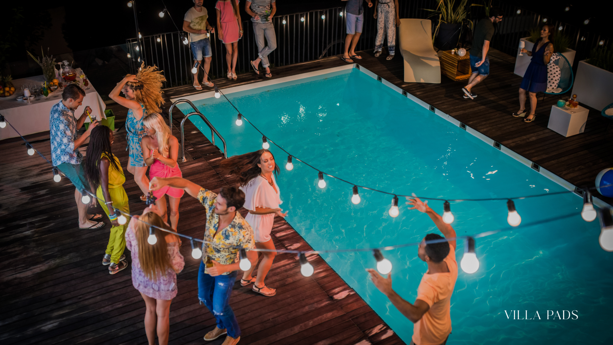 Miami Rooftop Pool Party