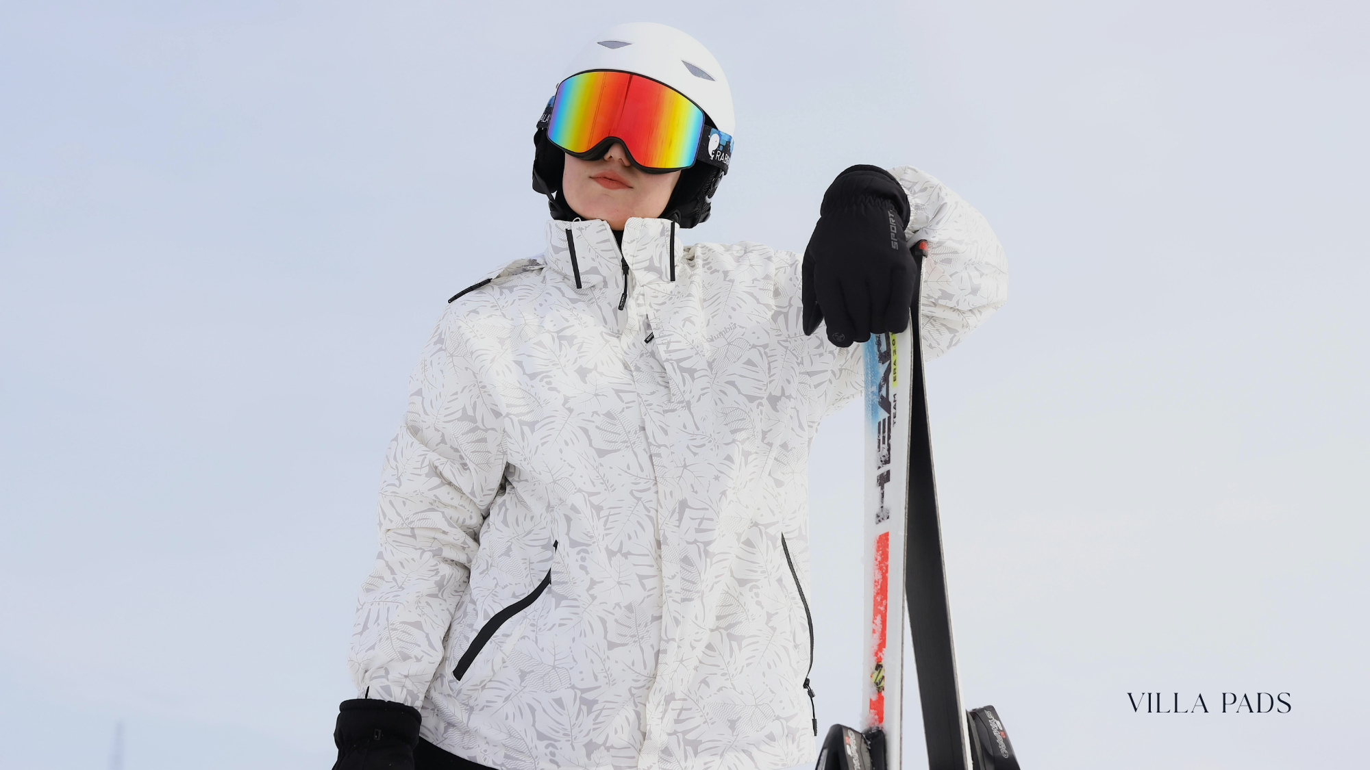 Skier Geared Up Lake Tahoe Slopes