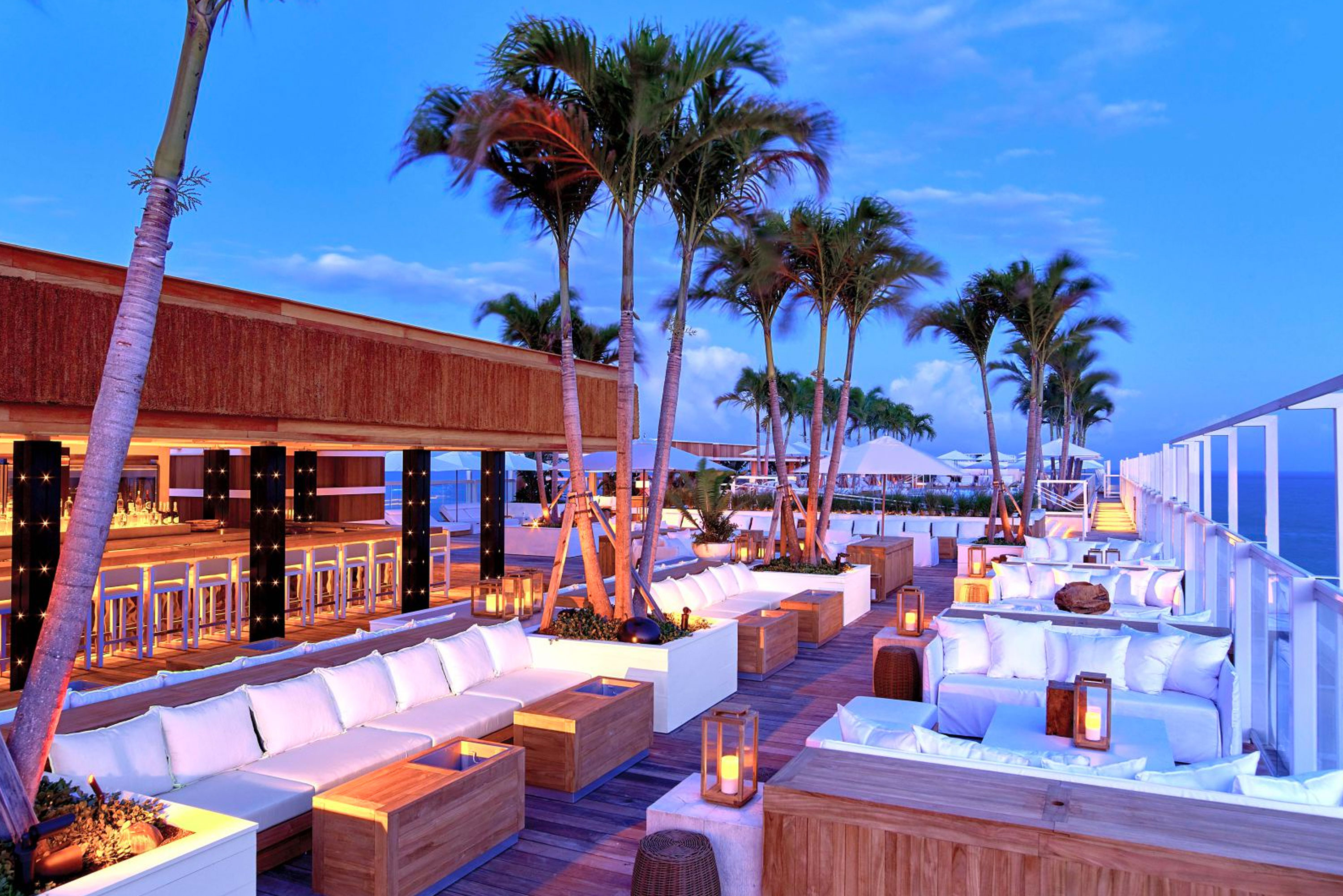 Miami Nightlife Rooftop Bar