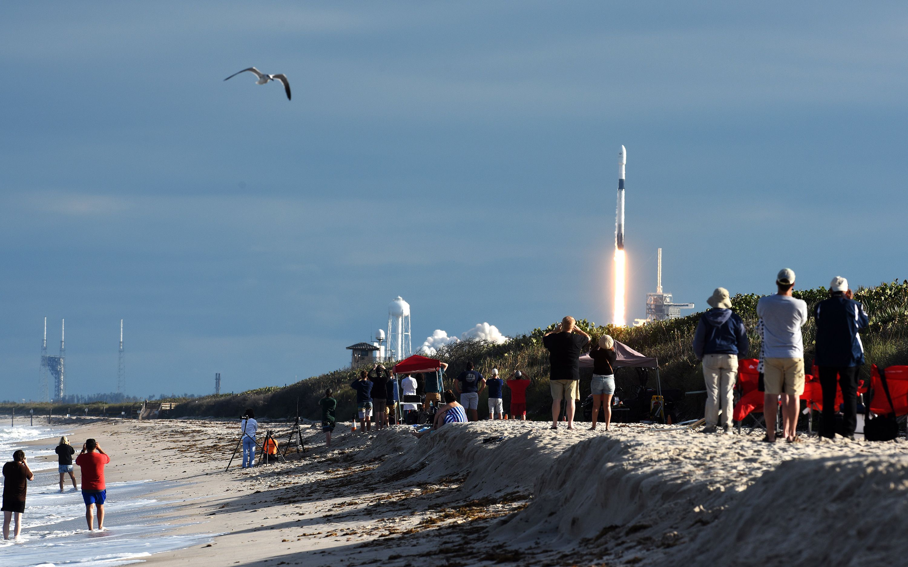 Cape Canaveral Launch Coastline