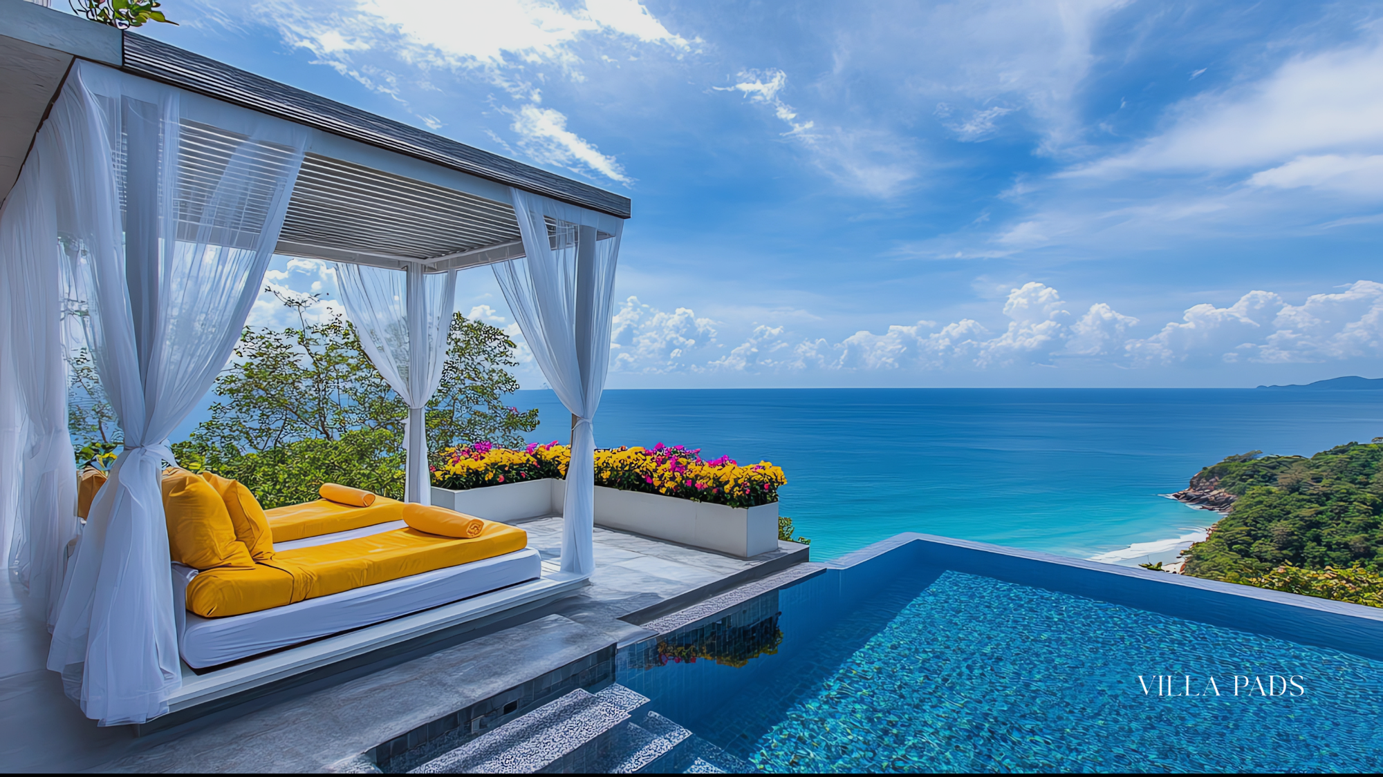 Bahamas Villapads Terrace Pool View