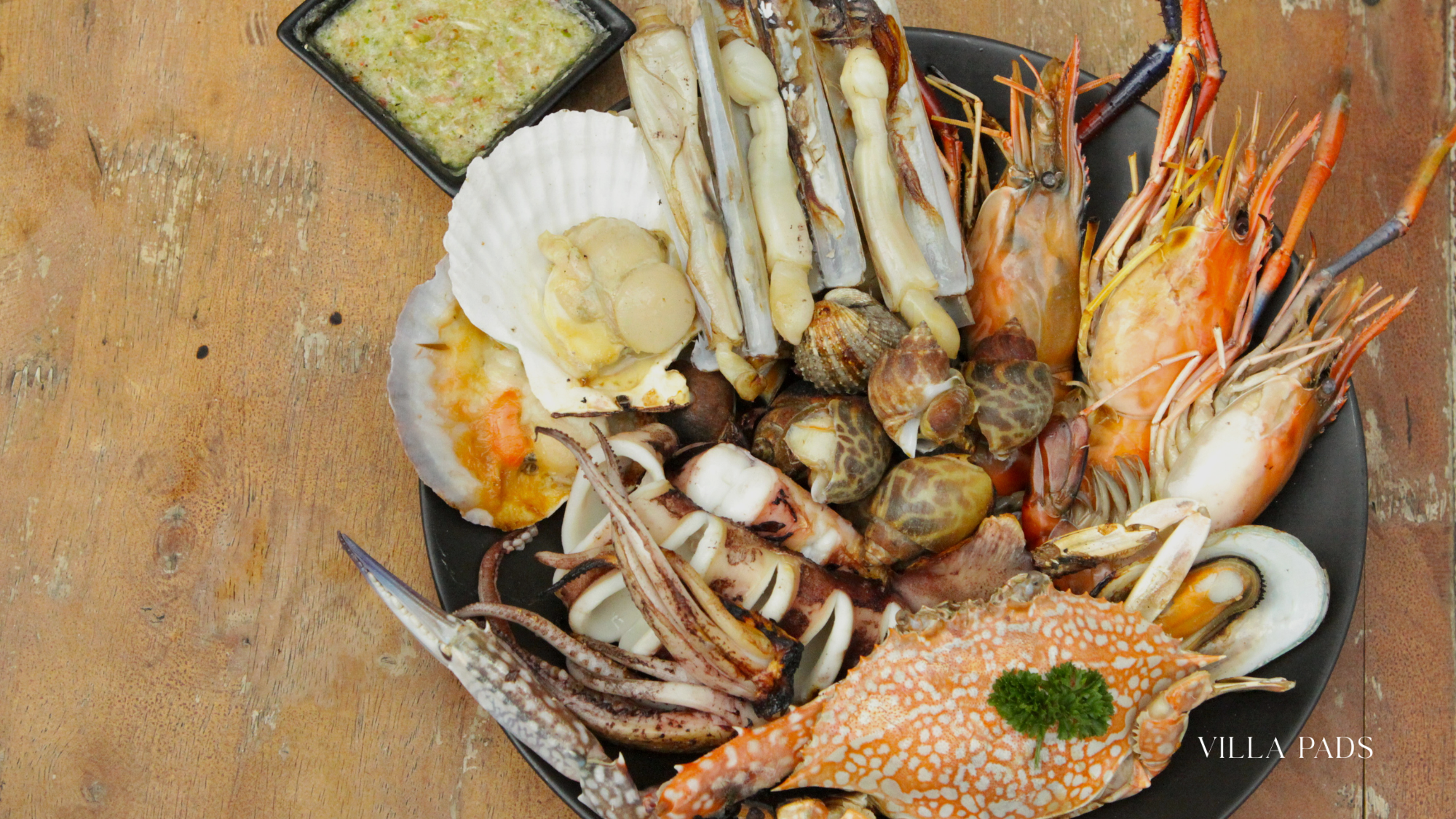 Private Chef Seafood Platter Beach Villa Turks Caicos