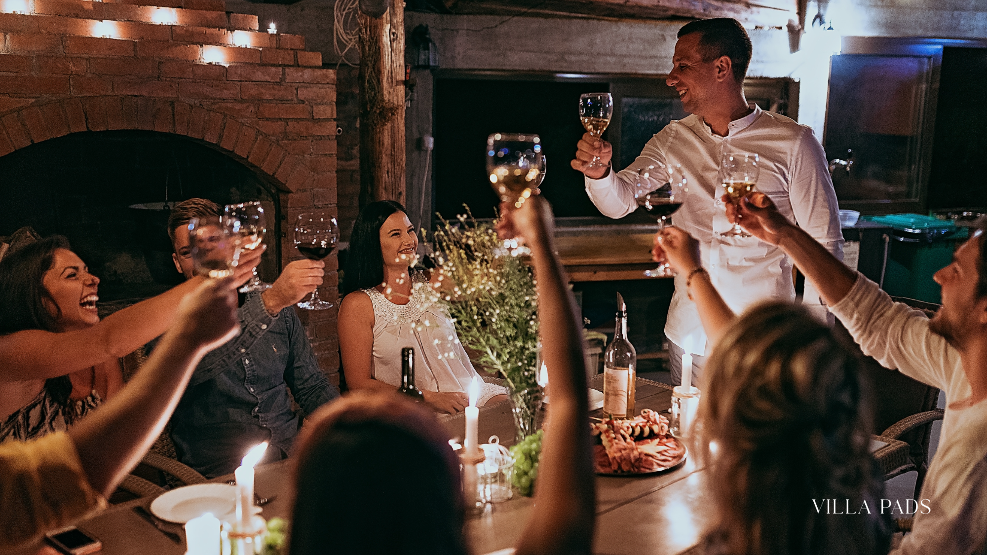 Intimate Micro Wedding Villa Poolside Dinner