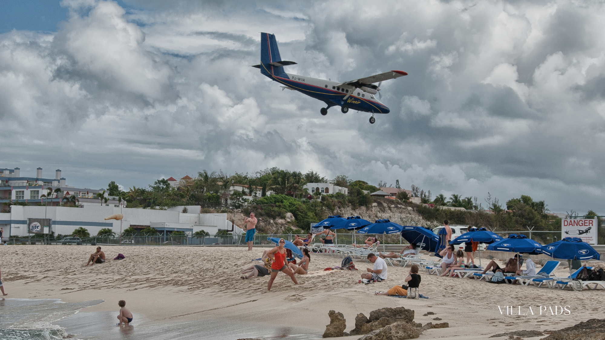 St Martin Sxm Airport Landing