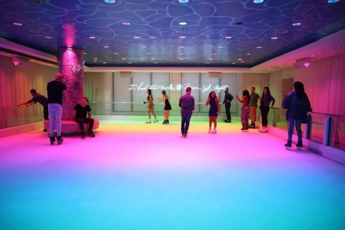 Basement Miami Ice Rink Party