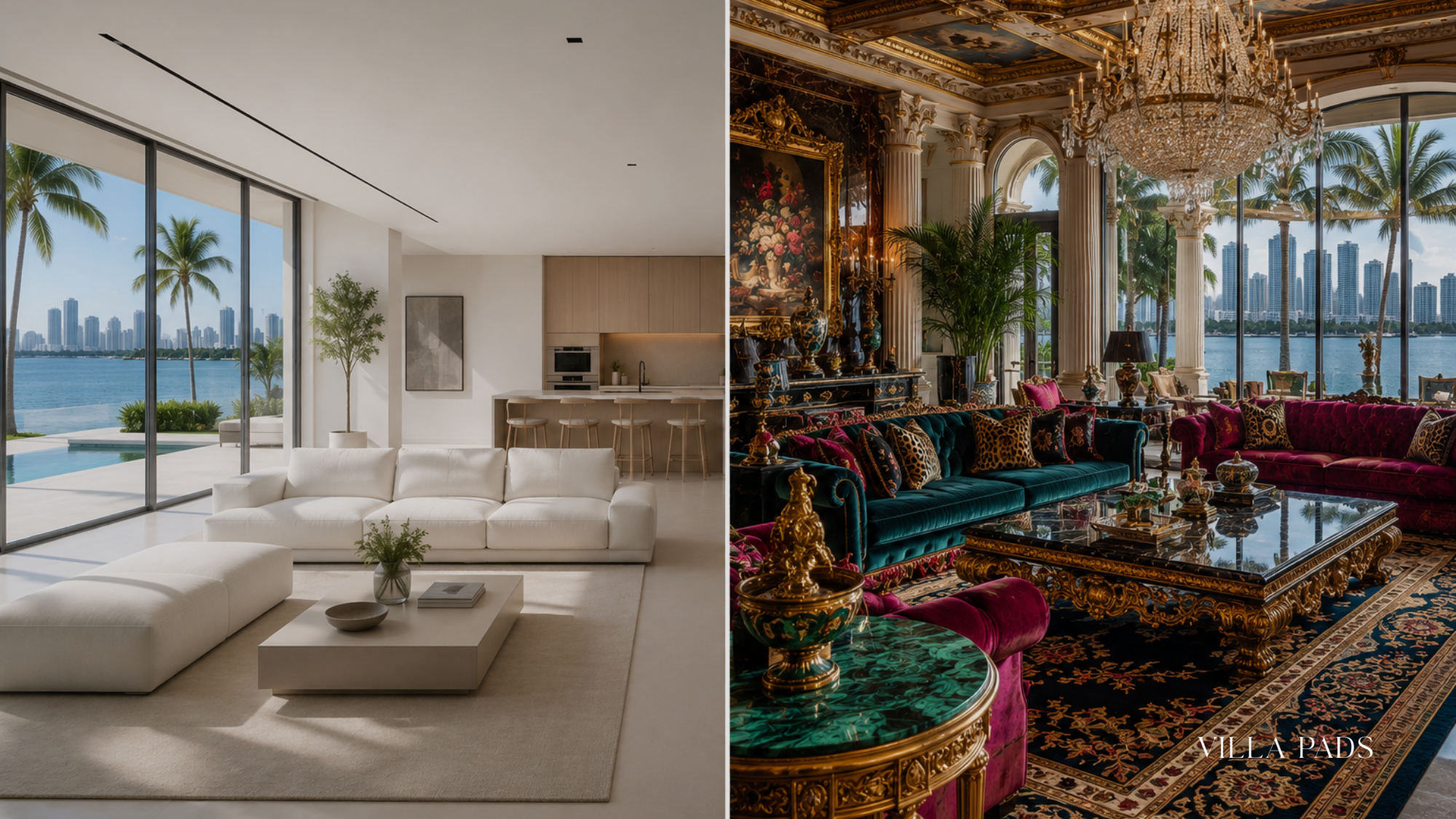 Minimalist Vs Maximalist Villa Style Miami