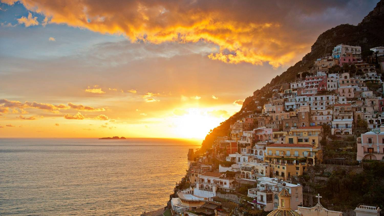 Amalfi Coast Autumn Sunset
