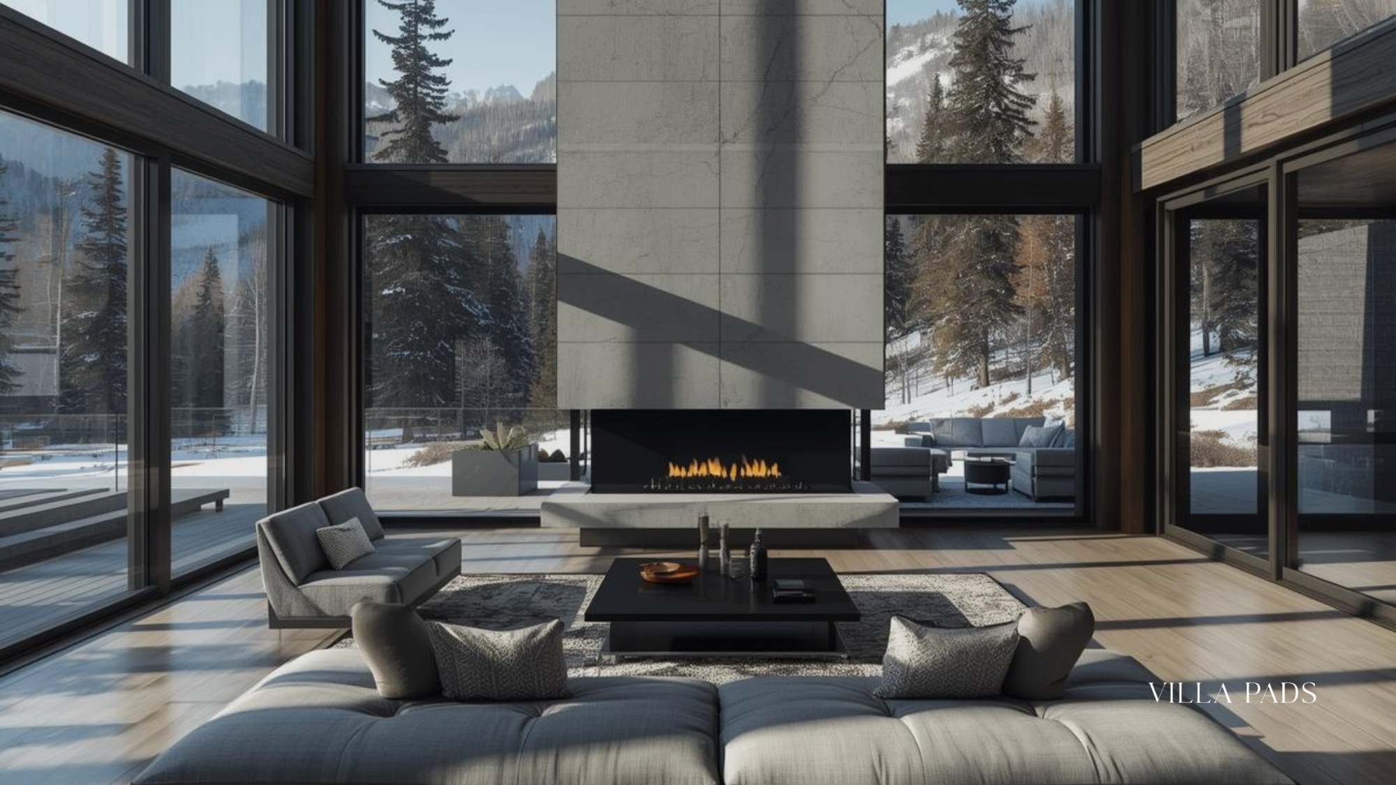 Aspen Villapads Interior Living Room