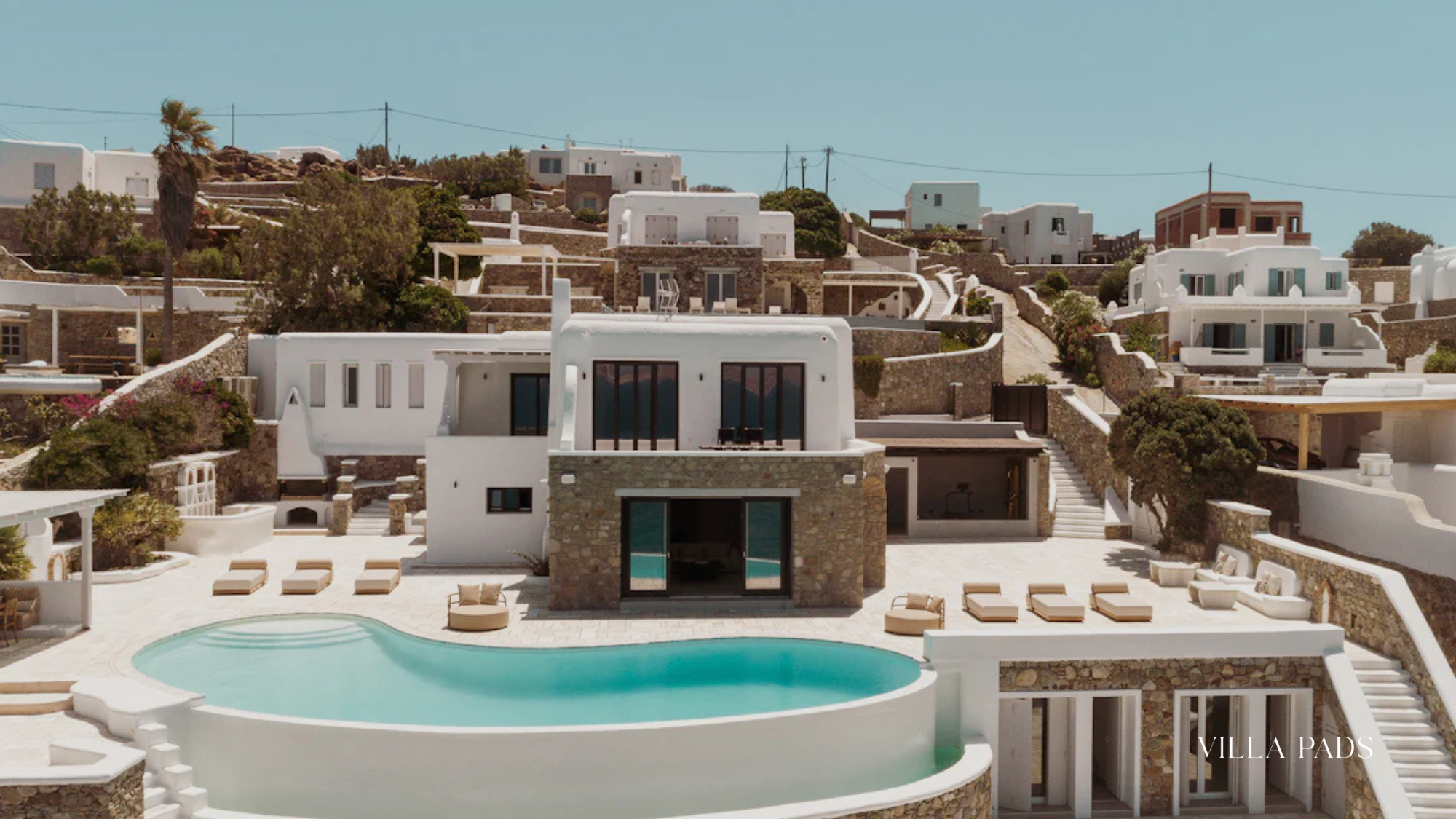 Mykonos Villa Morning Terrace