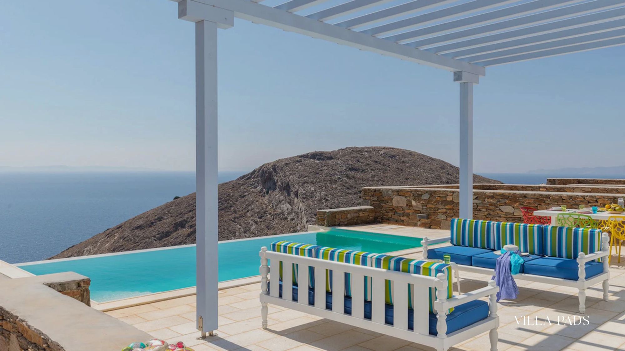 Mykonos Luxury Villa Infinity Pool Aegean Sunset