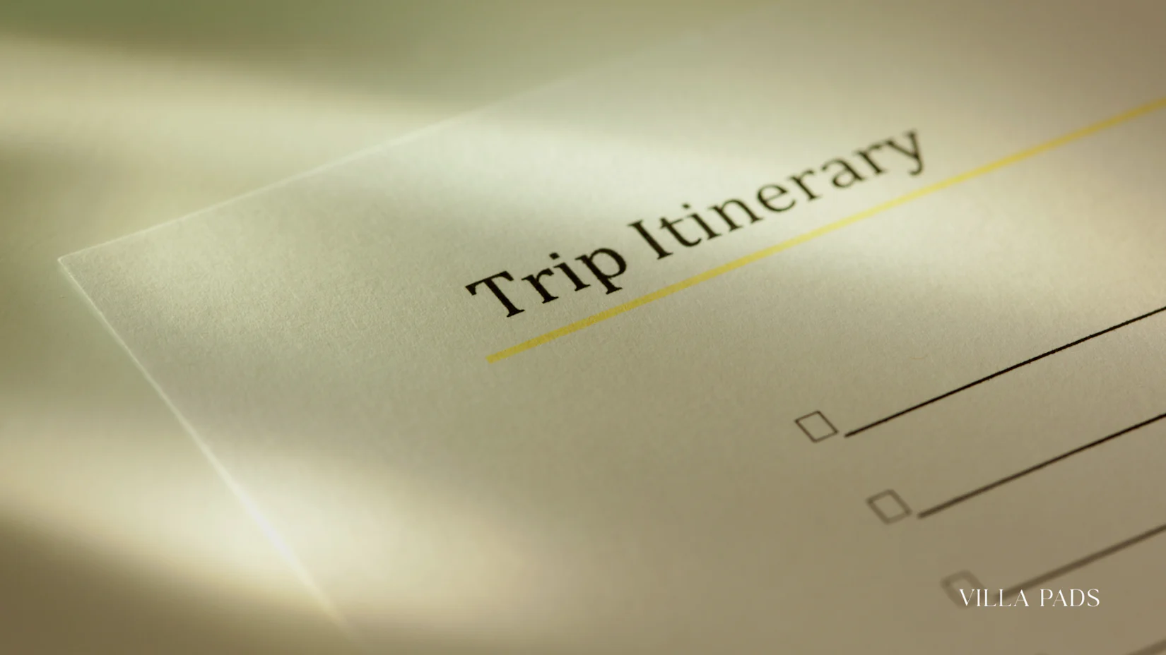 Anguilla Trip Itinerary