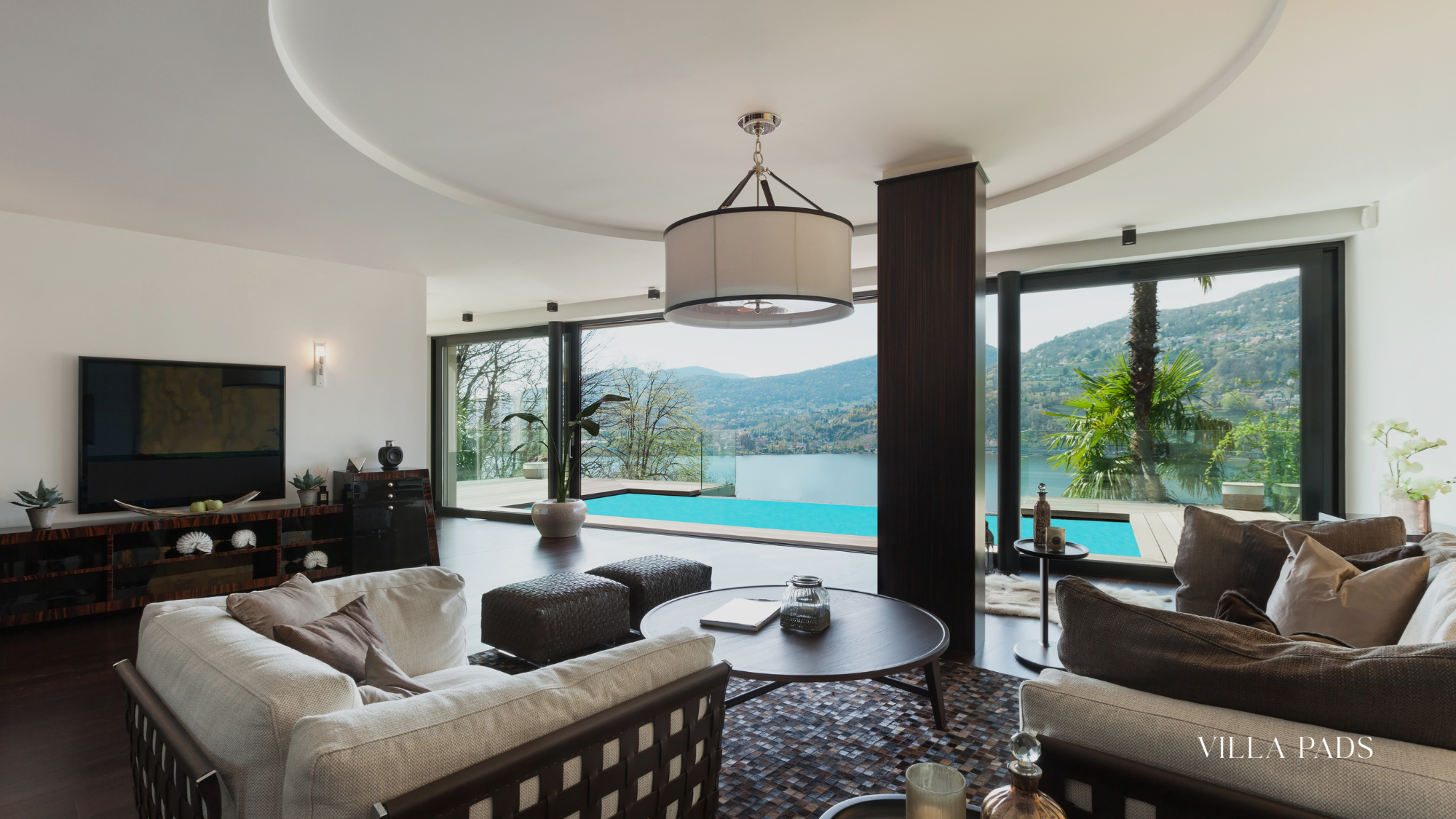 Lake Tahoe Luxury Villa Interior Lake View