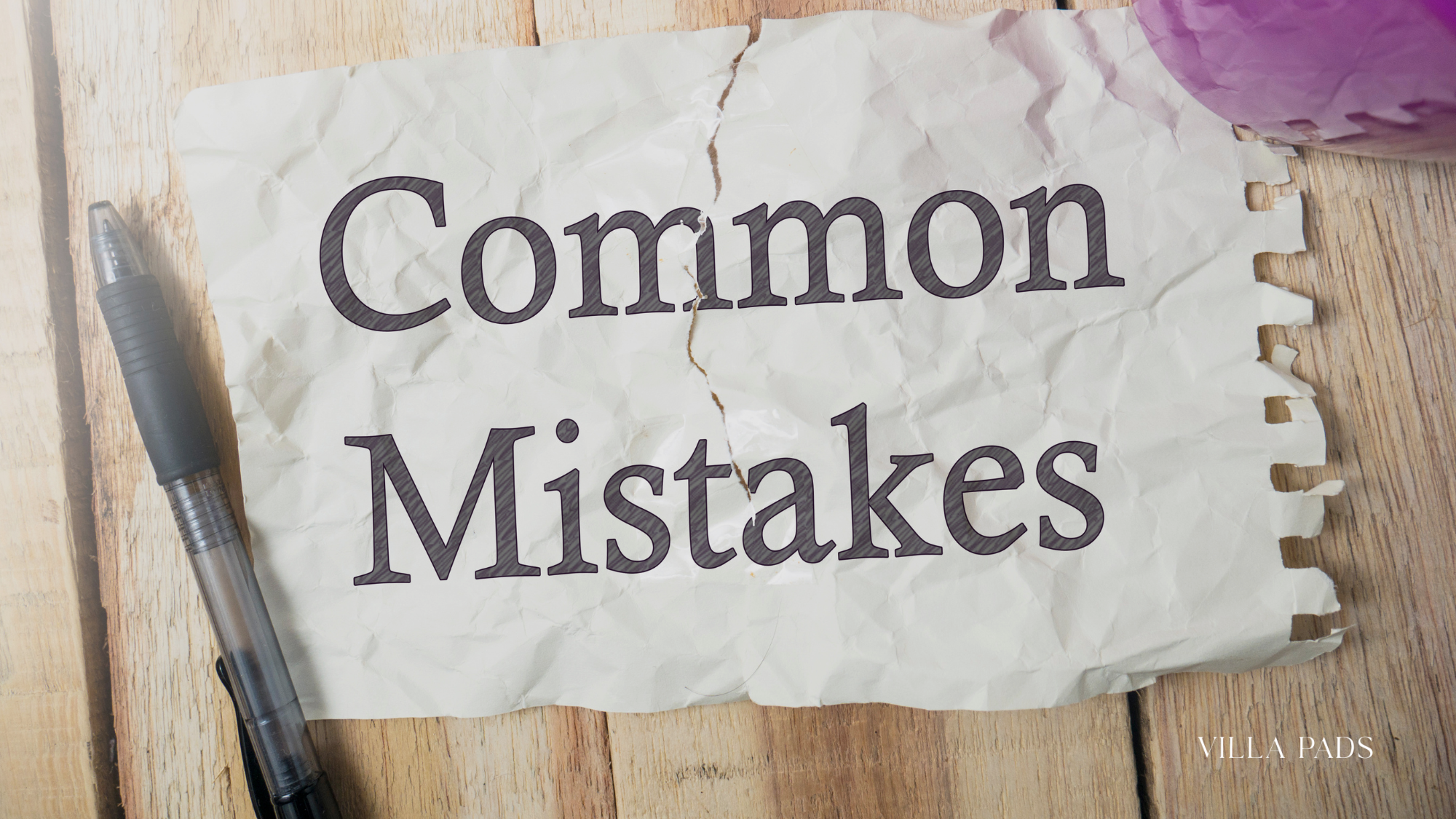 Common Timing Mistakes Villa Booking