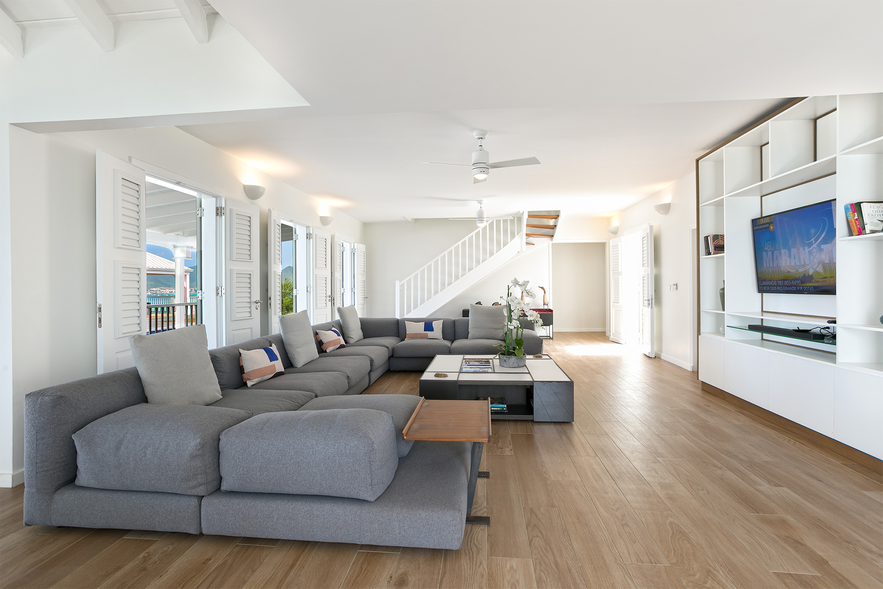 11 Villa Capriana Livingroom in St. Martin