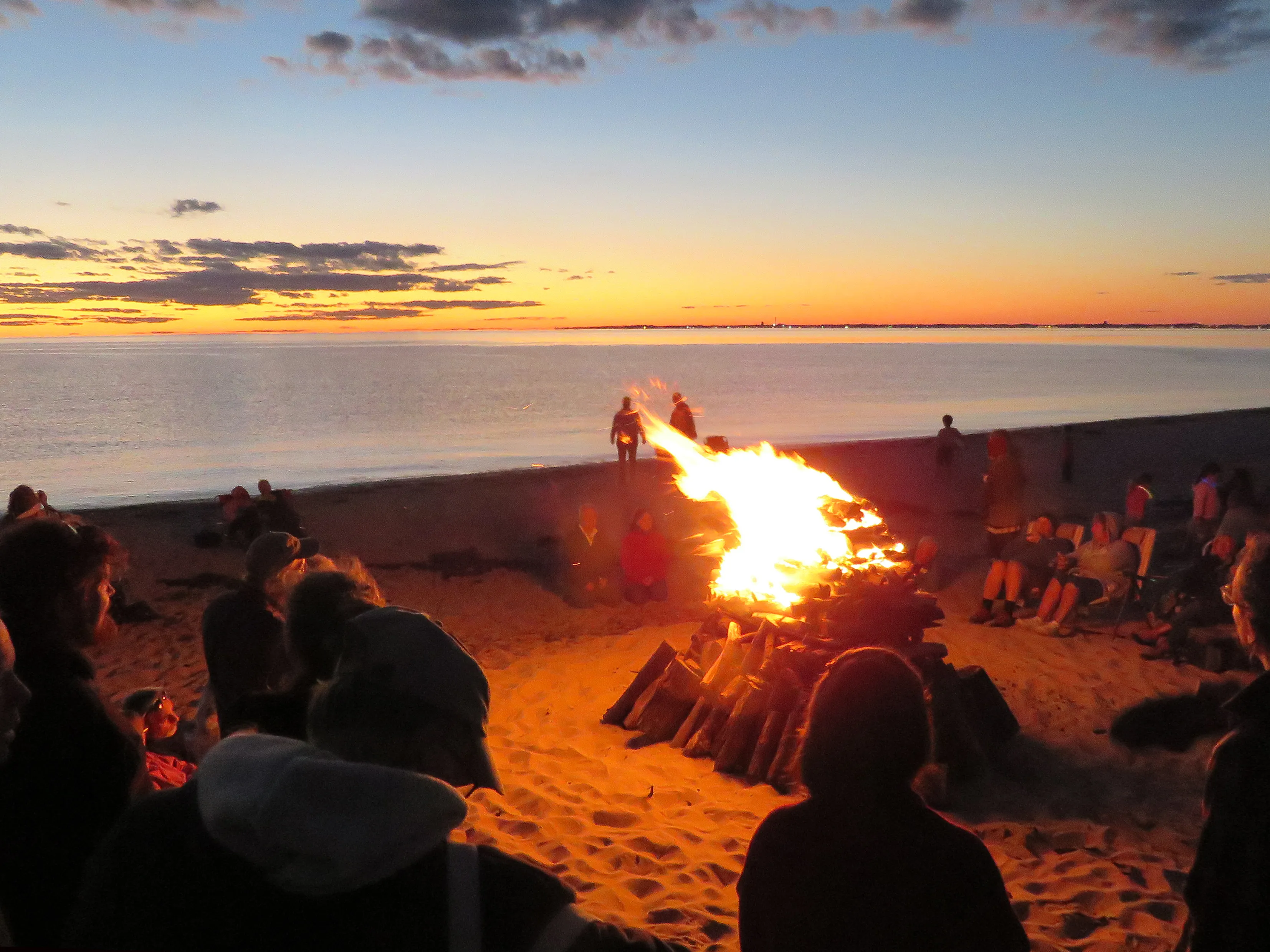 Miami Fall Beach Bonfire