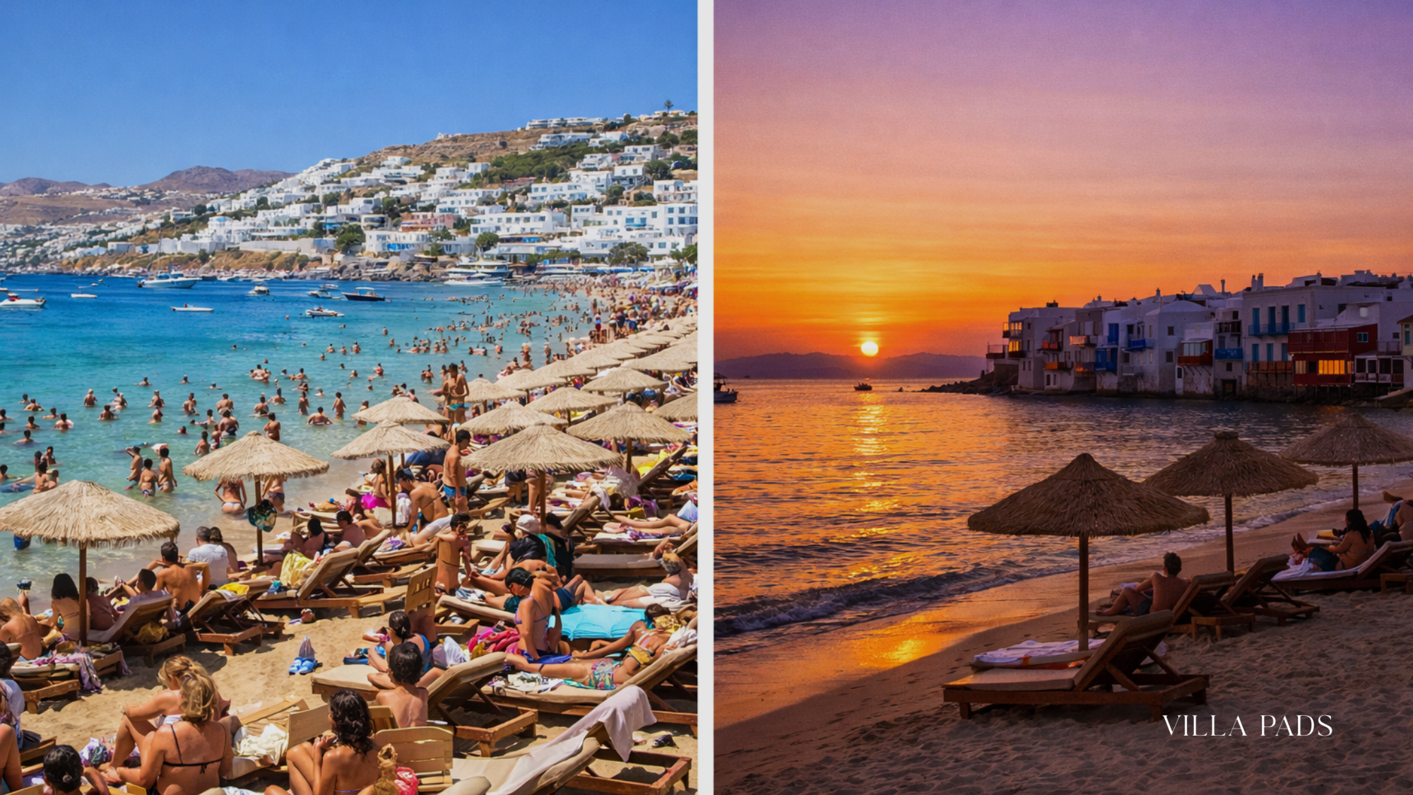 Mykonos Seasonal Packing Comparison