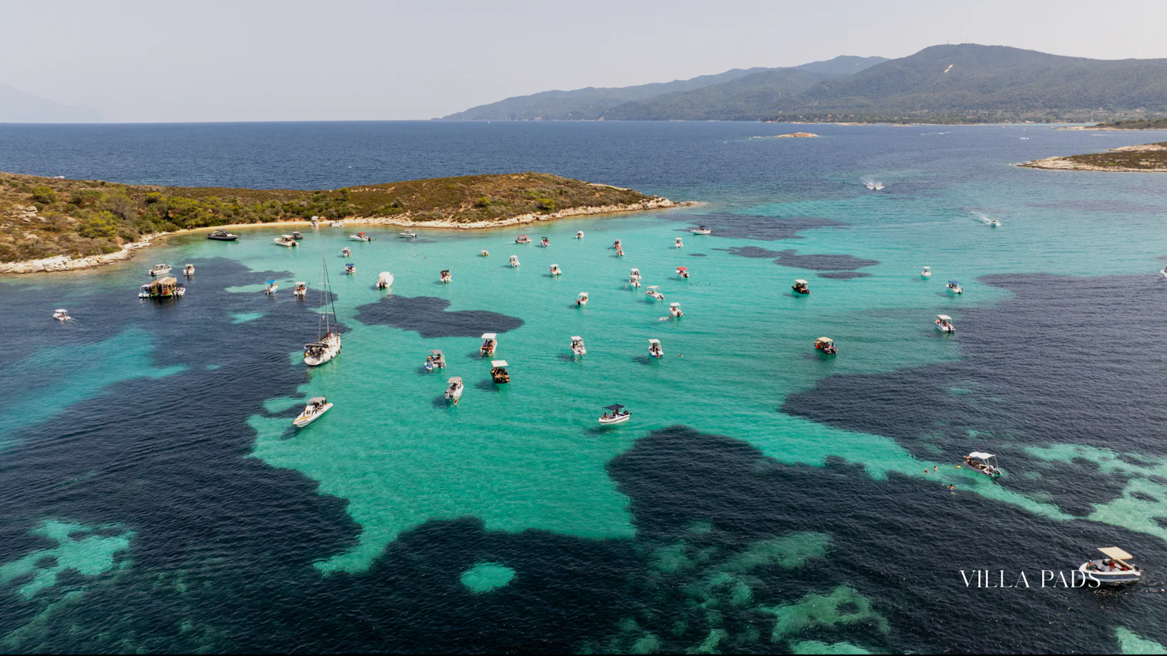 Bahamas Luxury Villa Aerial Yacht
