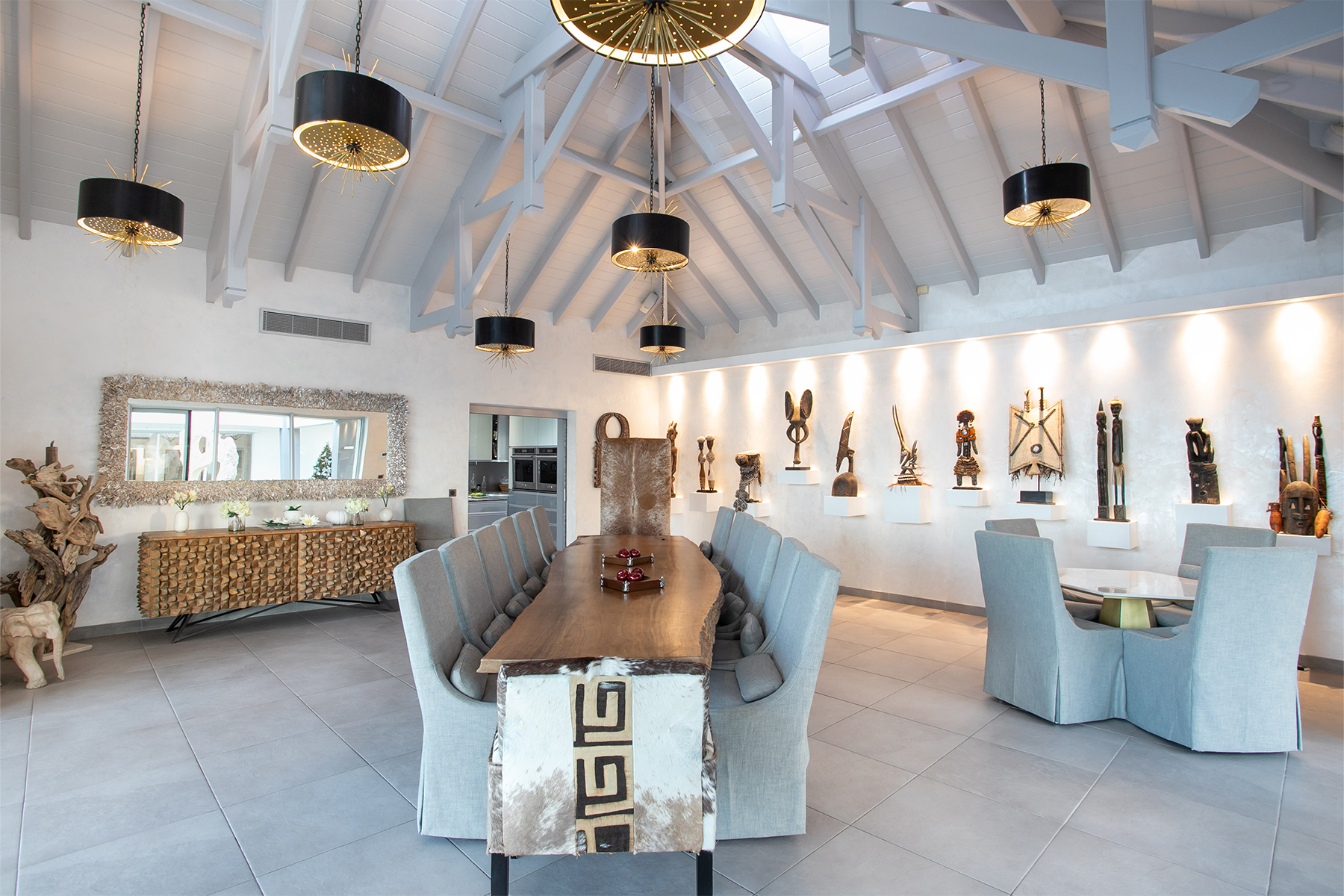 09 Villa Reverie Diningroom in St. Martin