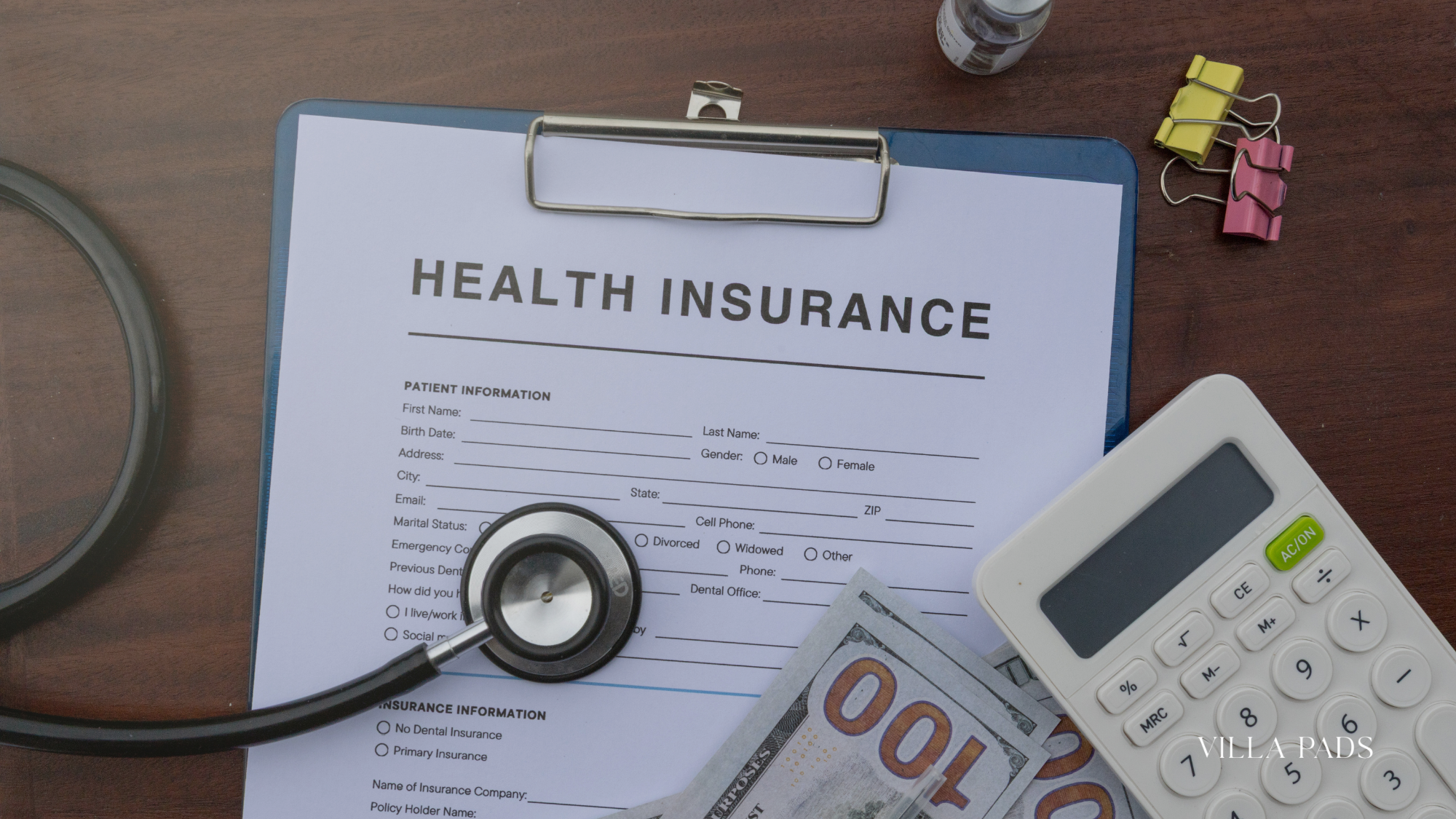 Medical Insurance Villa Rentals