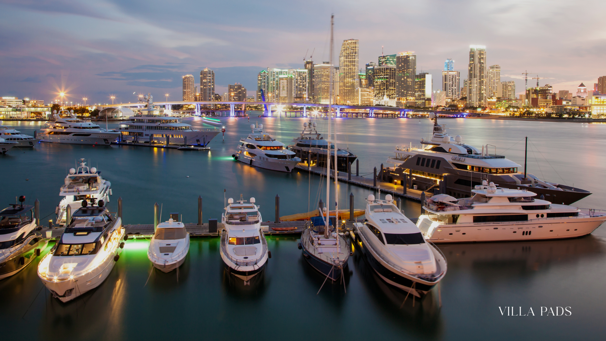 Miami Yacht Charter Sunset