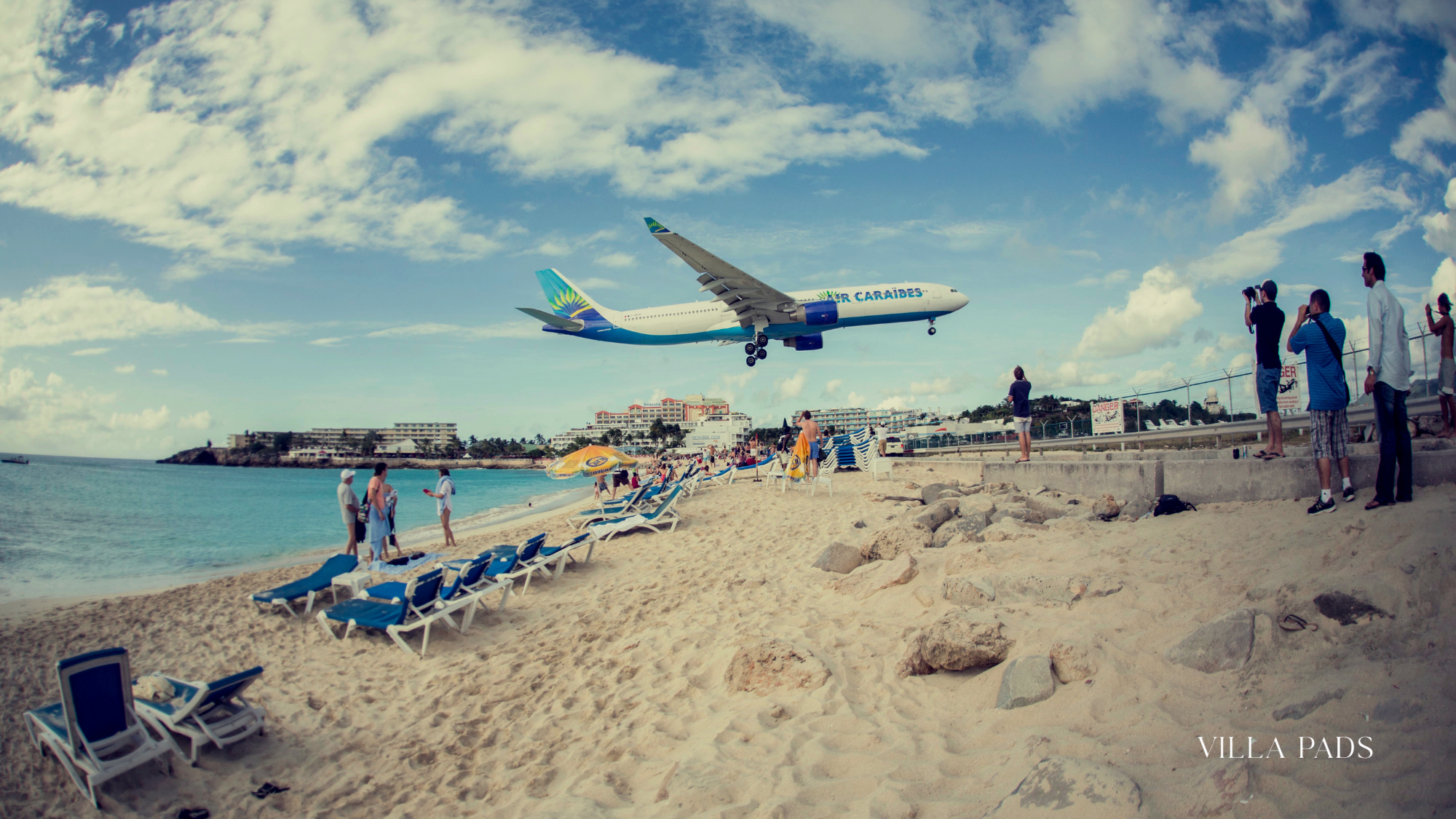 St Martin Maho Beach Airplane