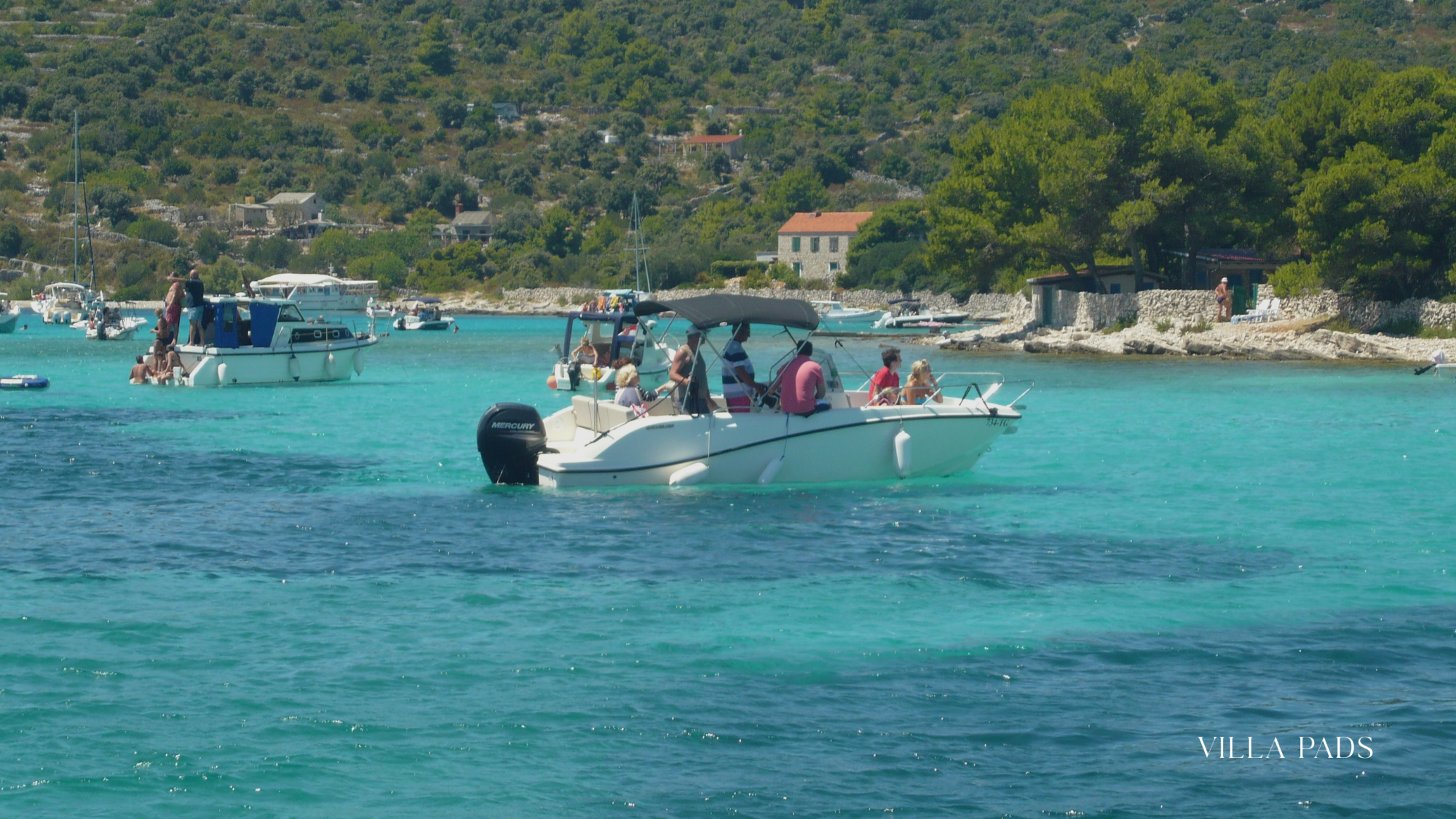 Family Private Boat Sandbar Picnic Turks Caicos