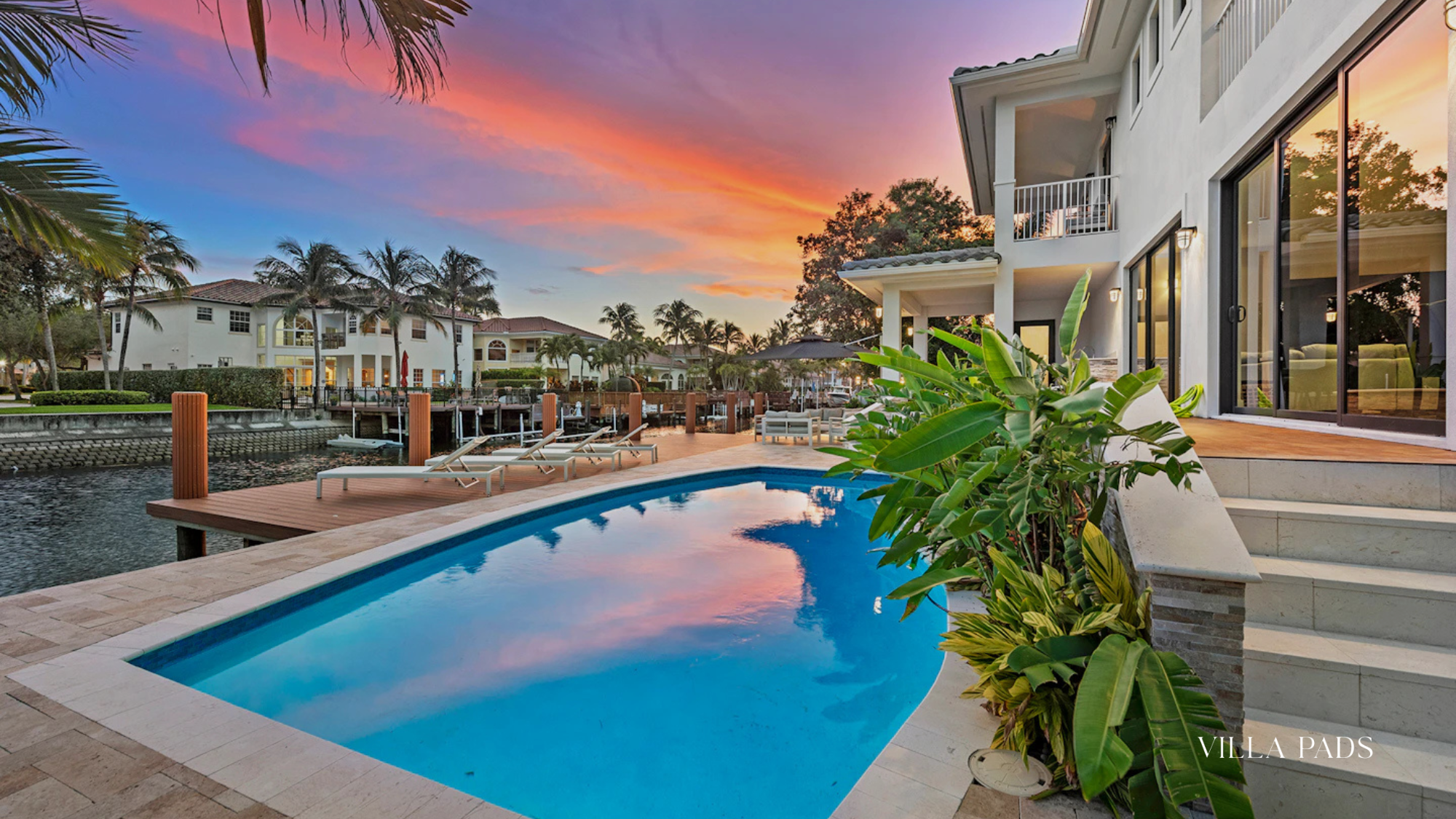 Miami Luxury Villa Dock