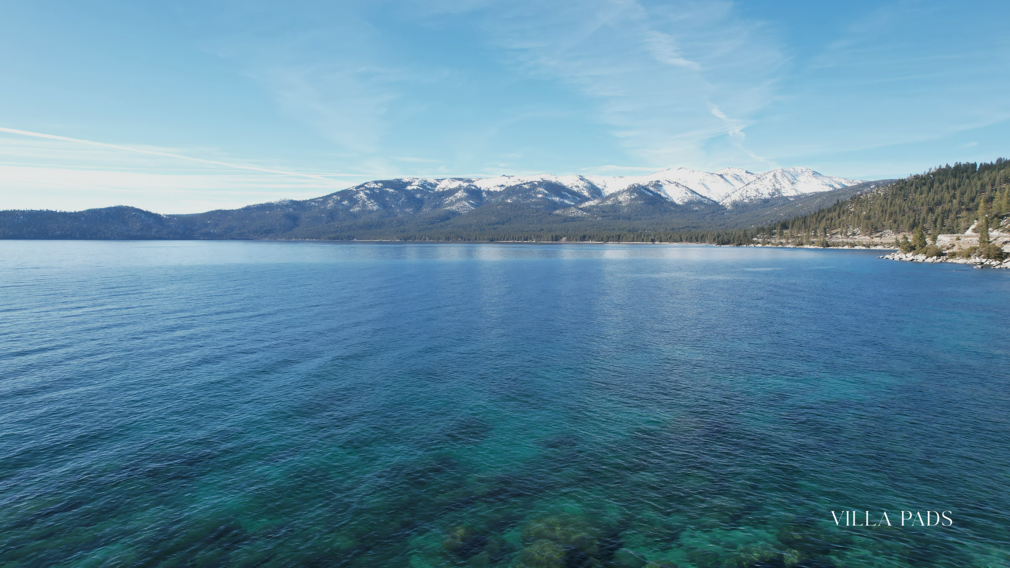 Sand Harbor Beach Turquoise Water Boulders
